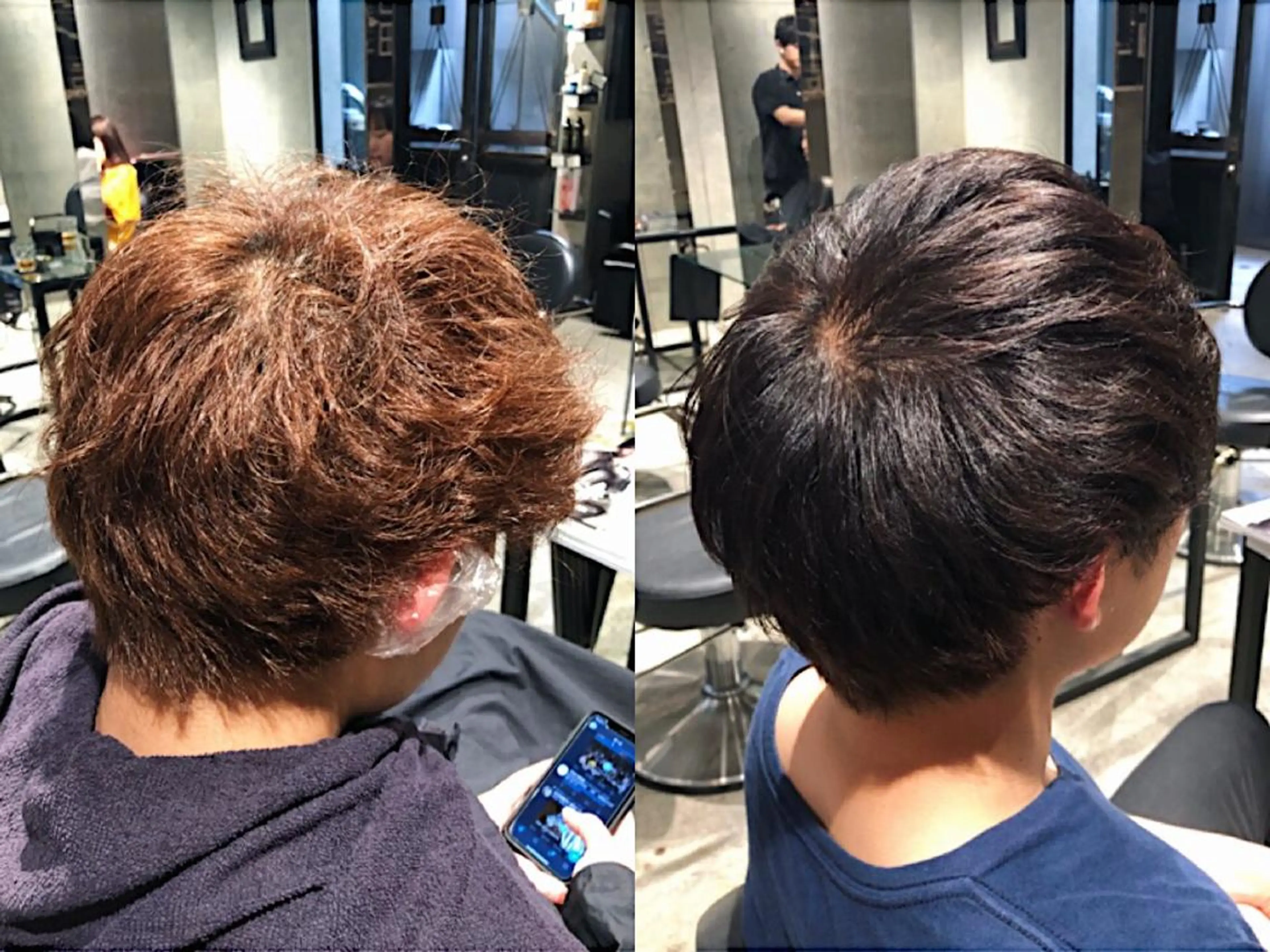 ショート カラー ヘアアレンジ アッシュ アッシュブラウン ブラウンカラー 遠藤悠大/メンズ縮毛 /メンズカットのヘアスタイル