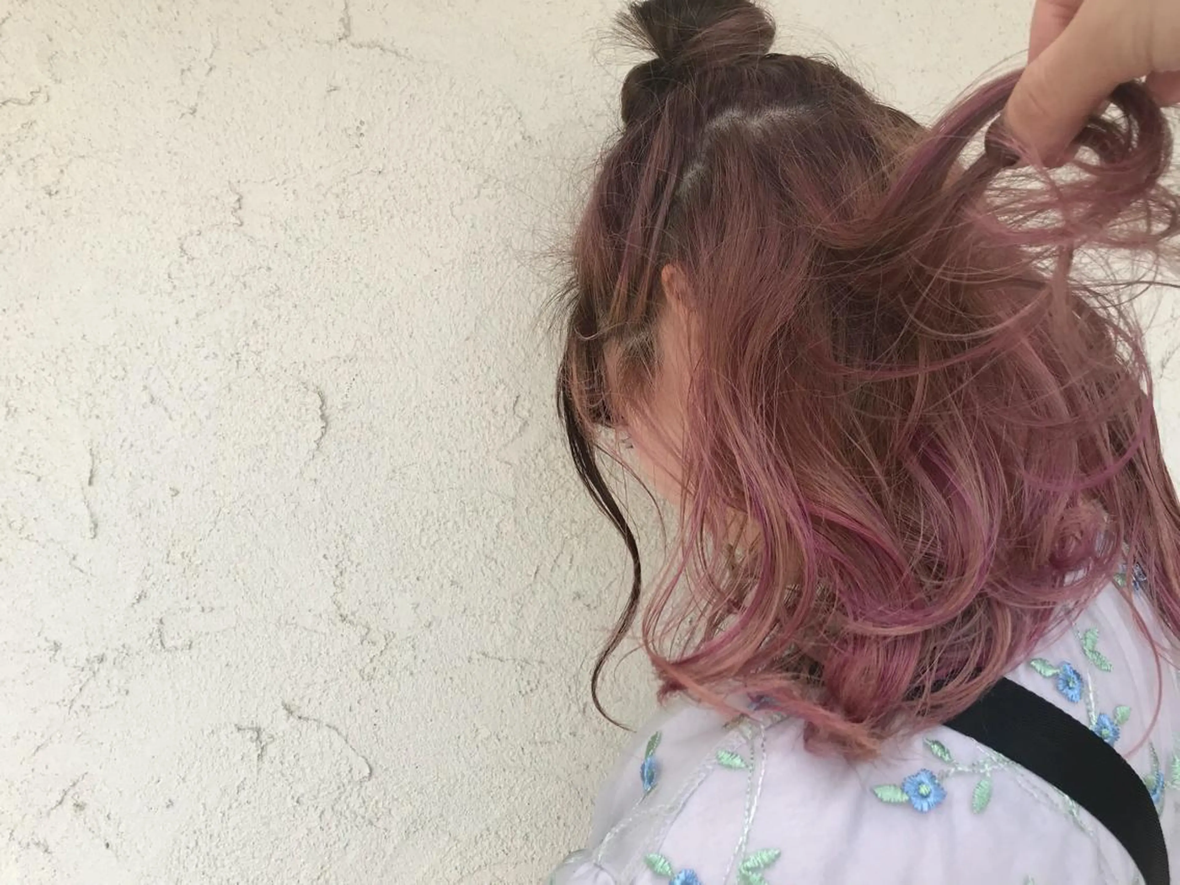 ミディアム カラー インナーカラー 艶髪育成サロン 京橋　shinのヘアスタイル