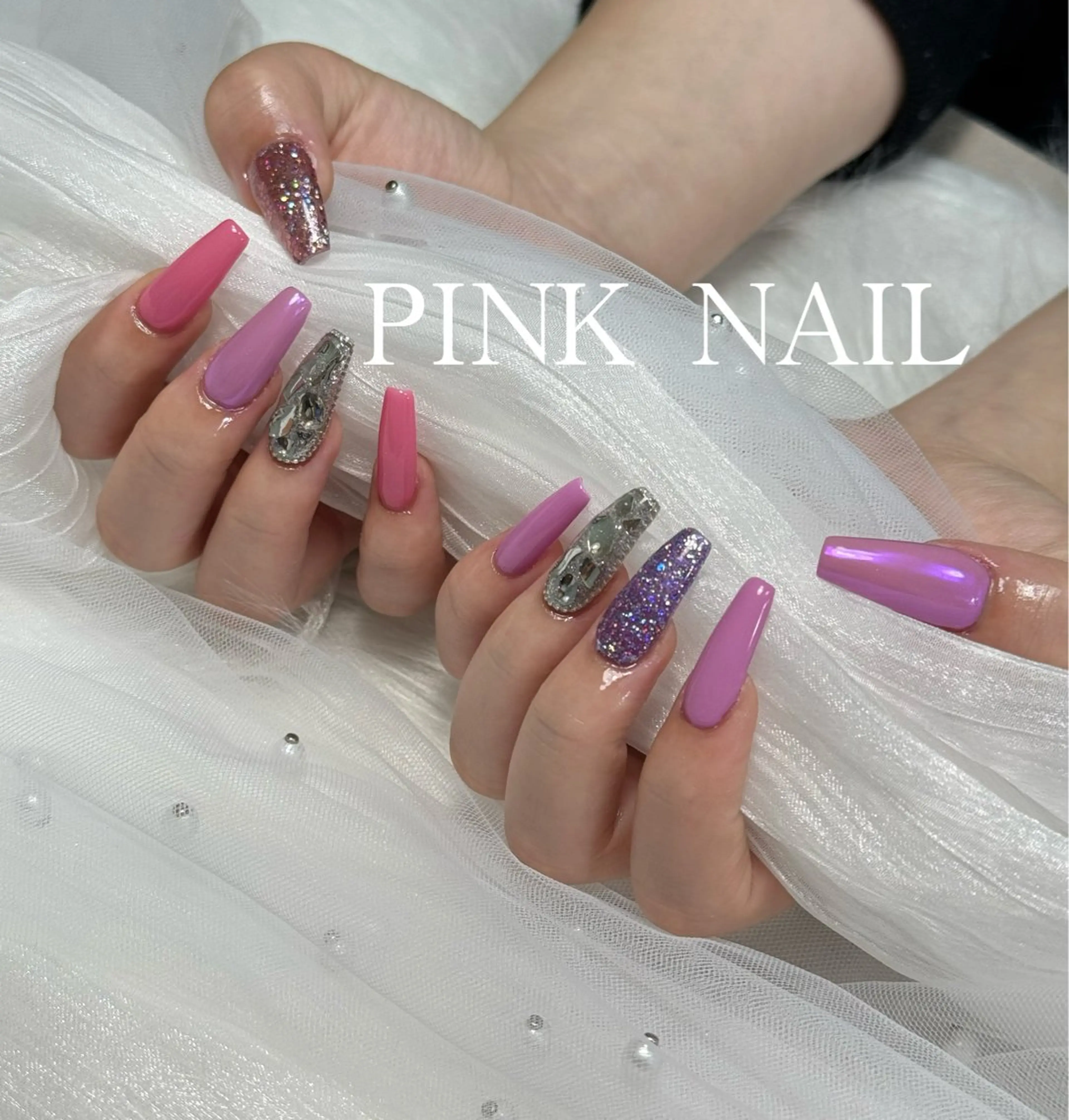 ネイル pink nailのネイルデザイン