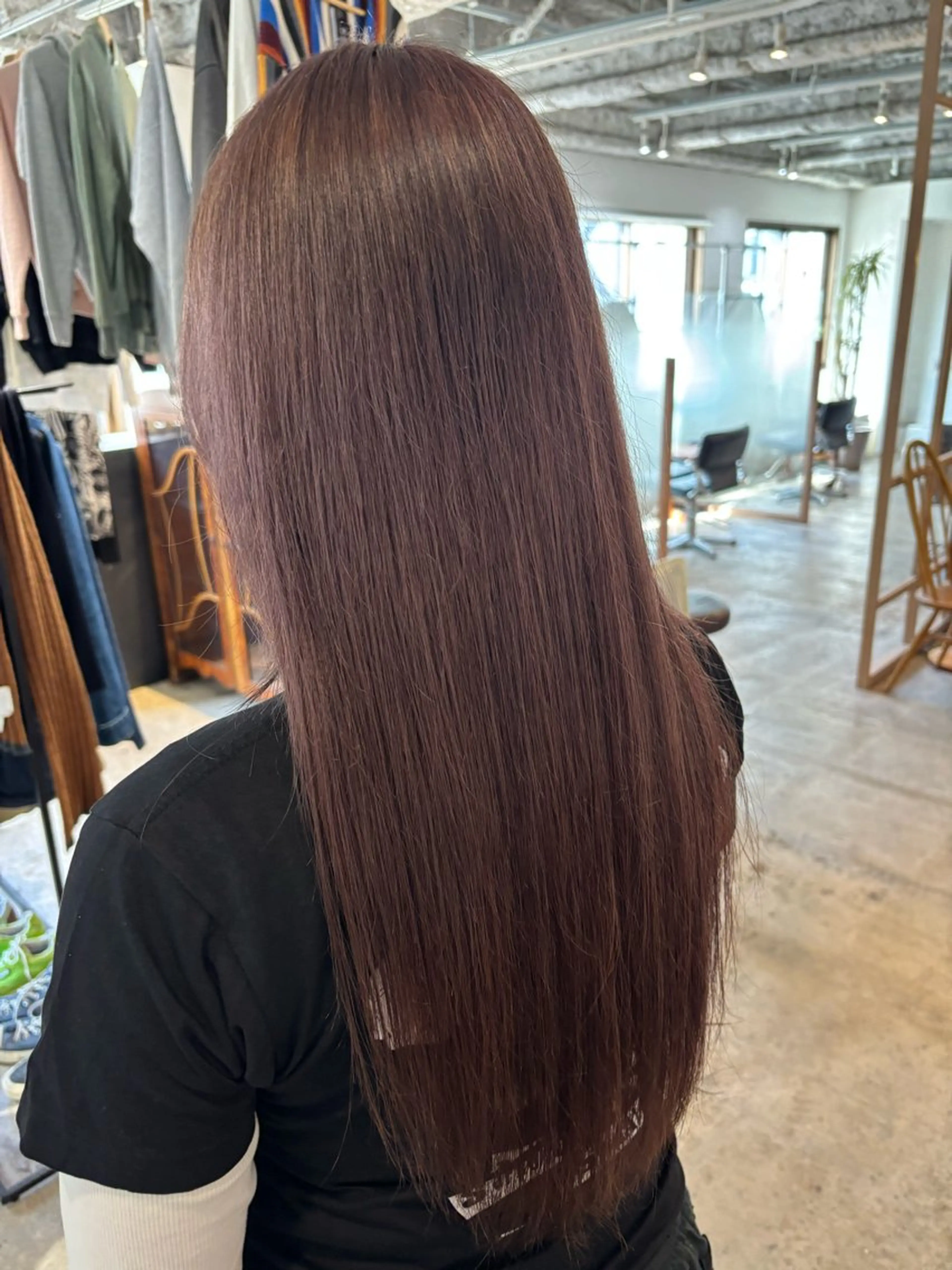 ロング カラー ヘアカラー トリートメント Hayashi Shioriのヘアスタイル
