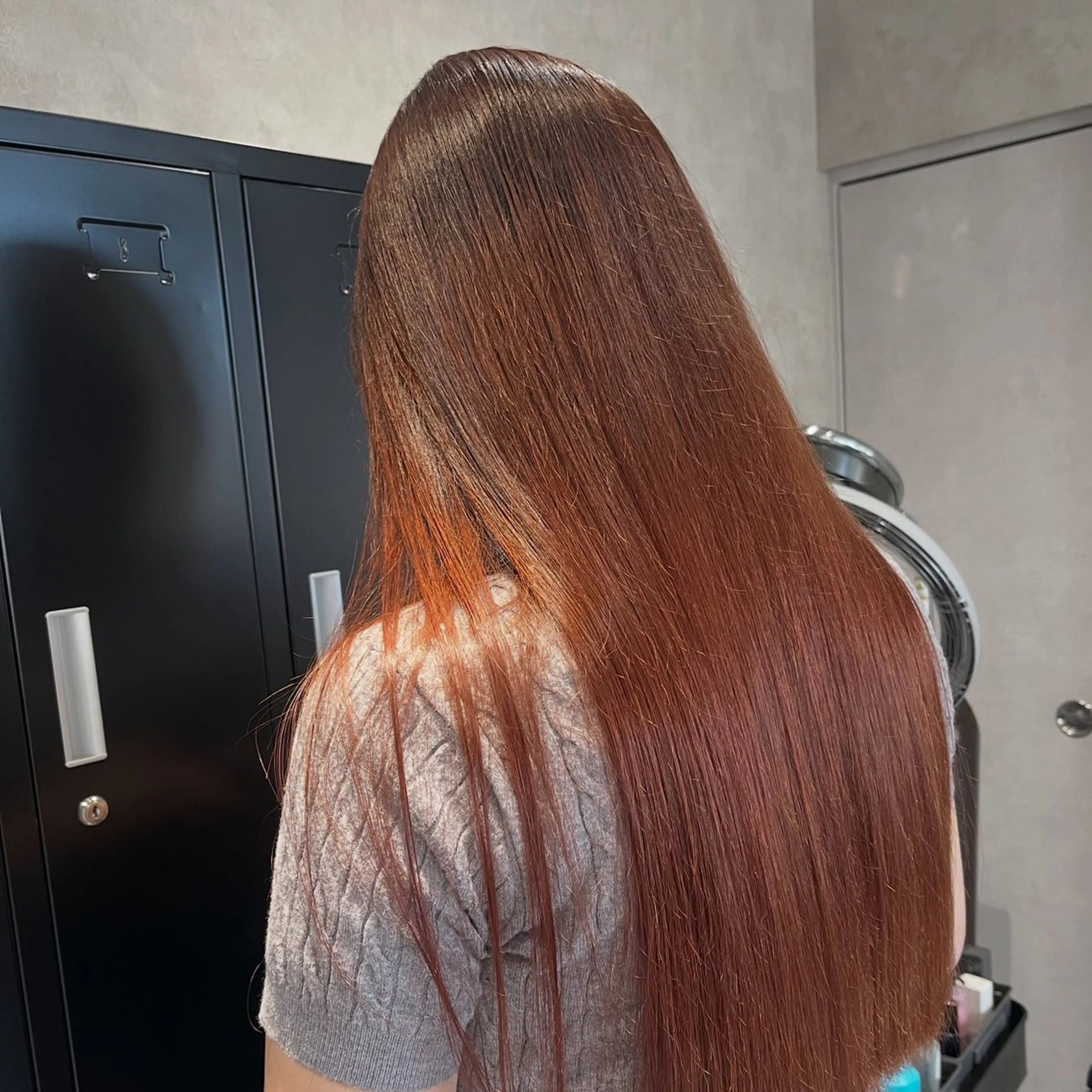 ロング カラー 透明感カラー 髪質改善 縮毛矯正 ヘアカラー 《.Xian》ナツミ /艶カラー/髪質改善のヘアスタイル