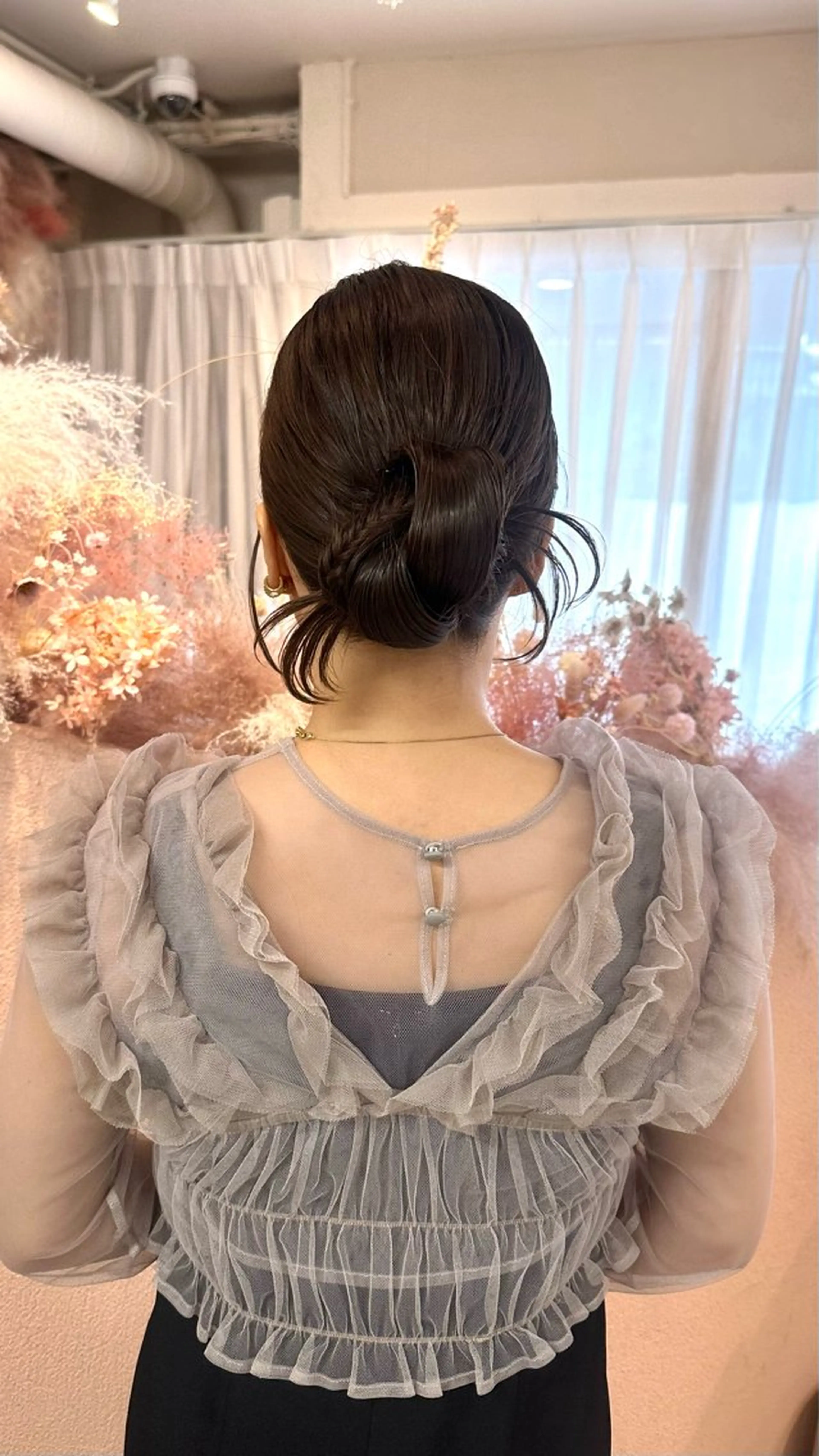 セミロング ヘアアレンジ 韓国ヘア🦢🖤 Sayumiのヘアスタイル