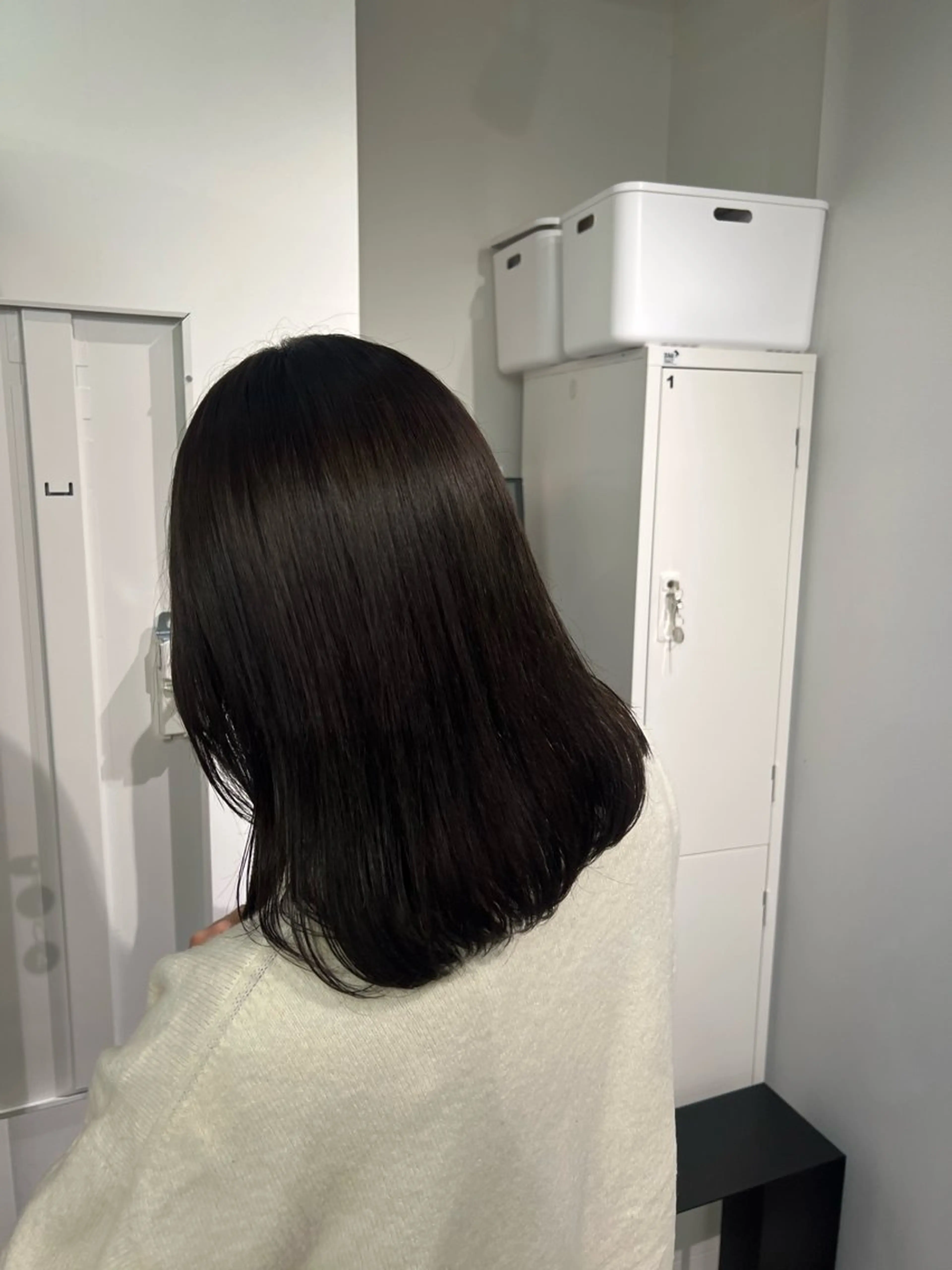 ミディアム カラー ヘアカラー トリートメント kei/透明感カラー /縮毛矯正/メンズのヘアスタイル