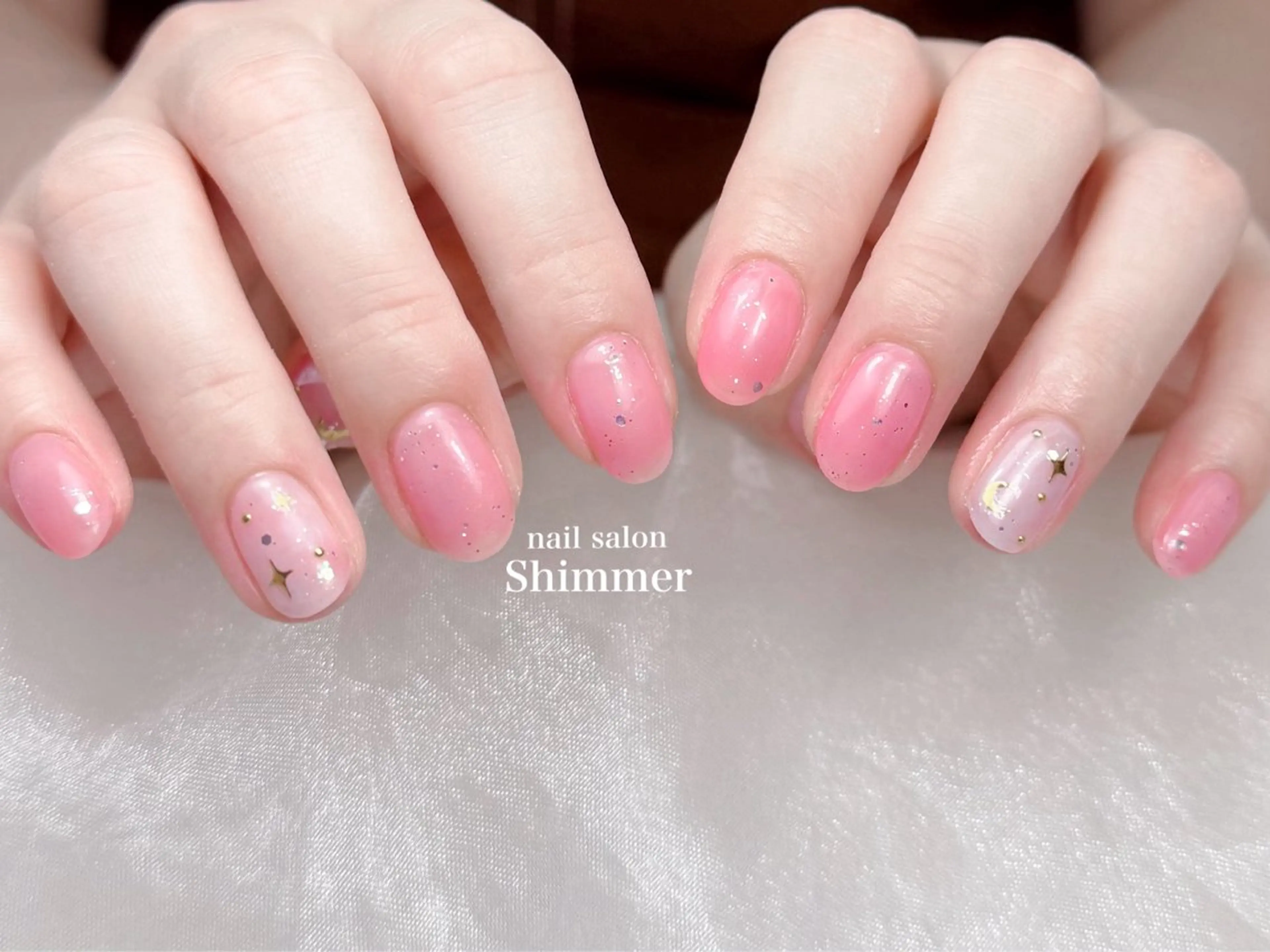 ネイル ハンドネイル Shimmer Risaのネイルデザイン