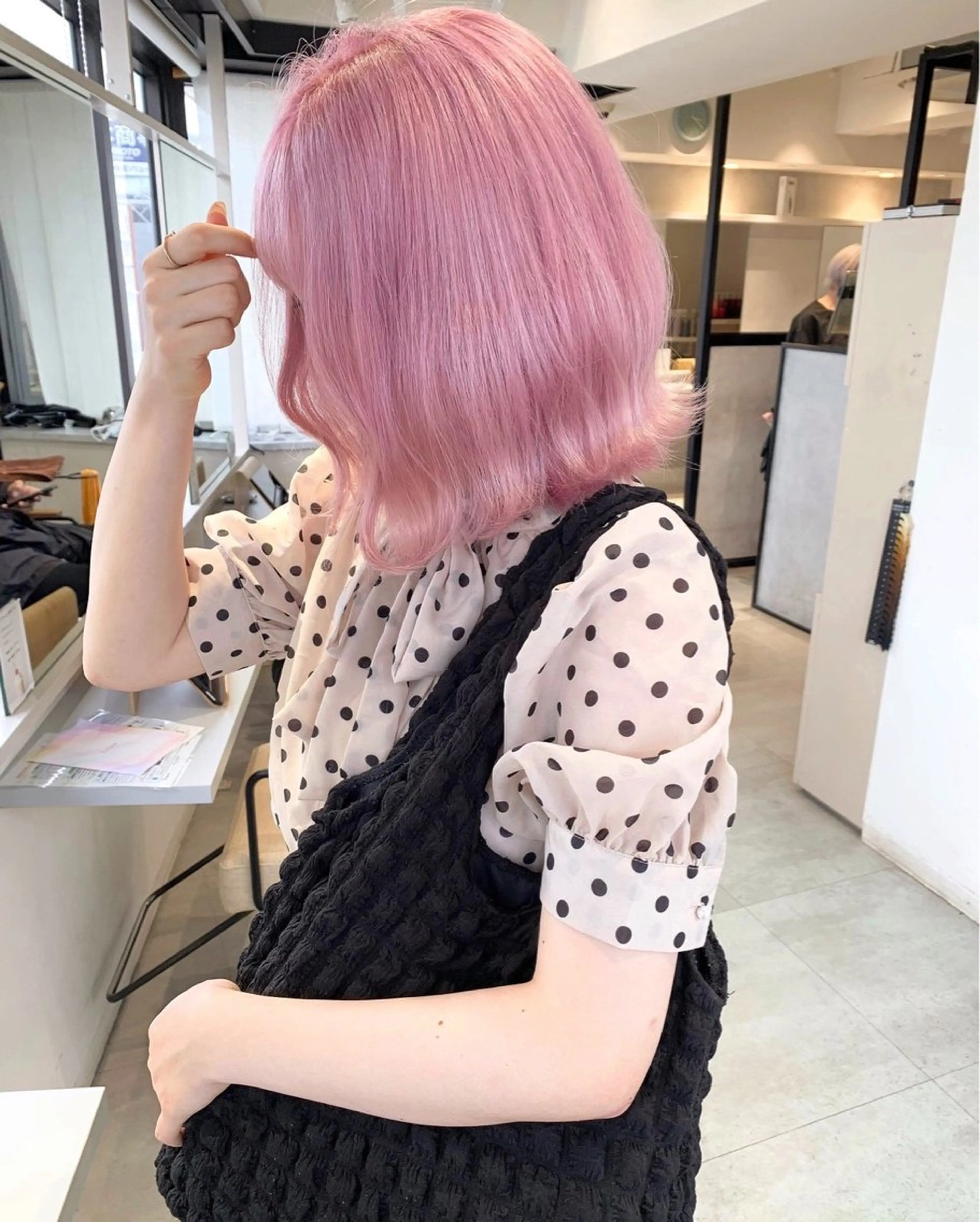 ミディアム カラー ヘアカラー Maria 梅田デザインカラーのヘアスタイル