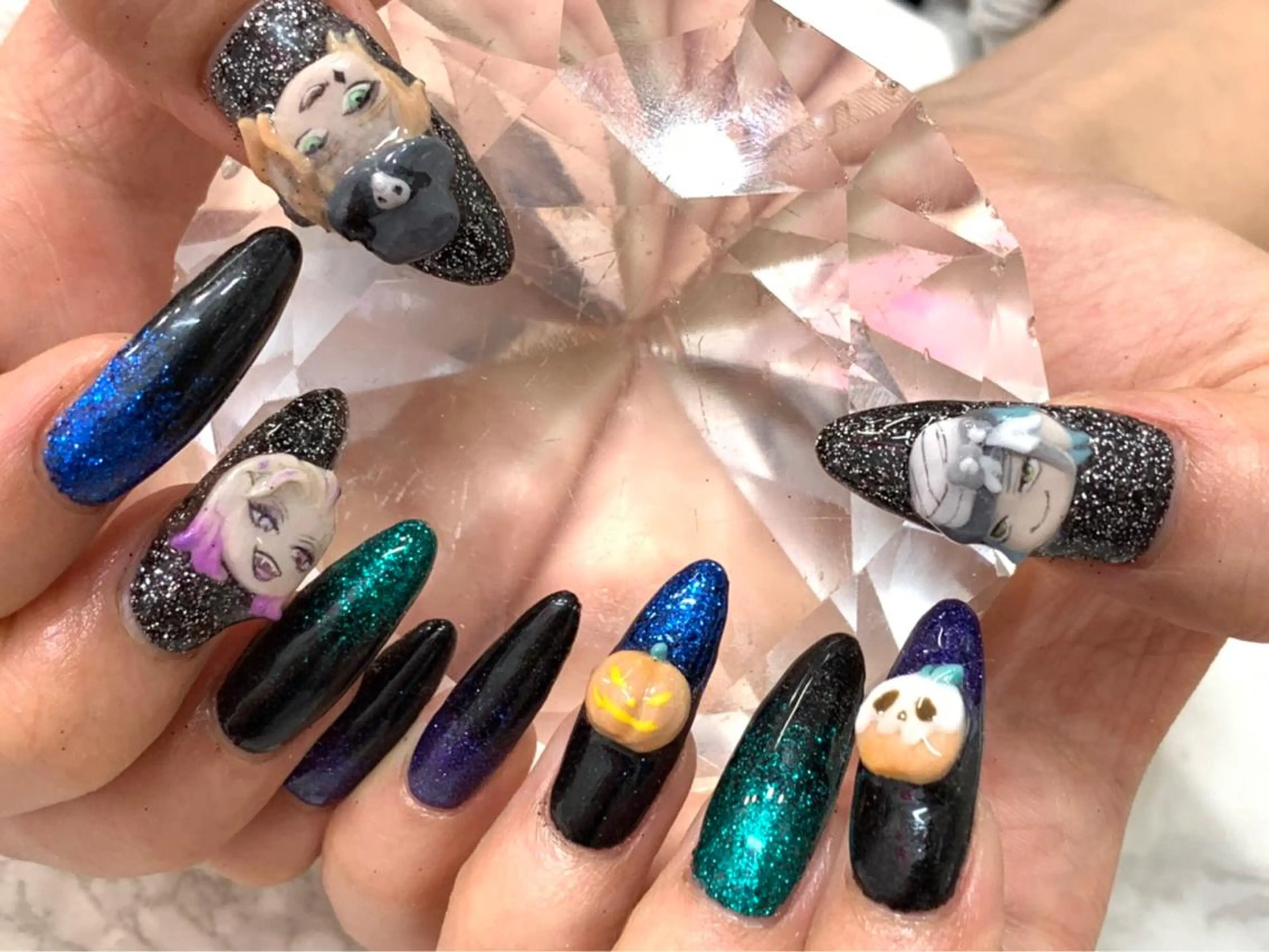ロング カラー メンズ キッズ ネイル NAILSGOGO shibuyaのネイルデザイン