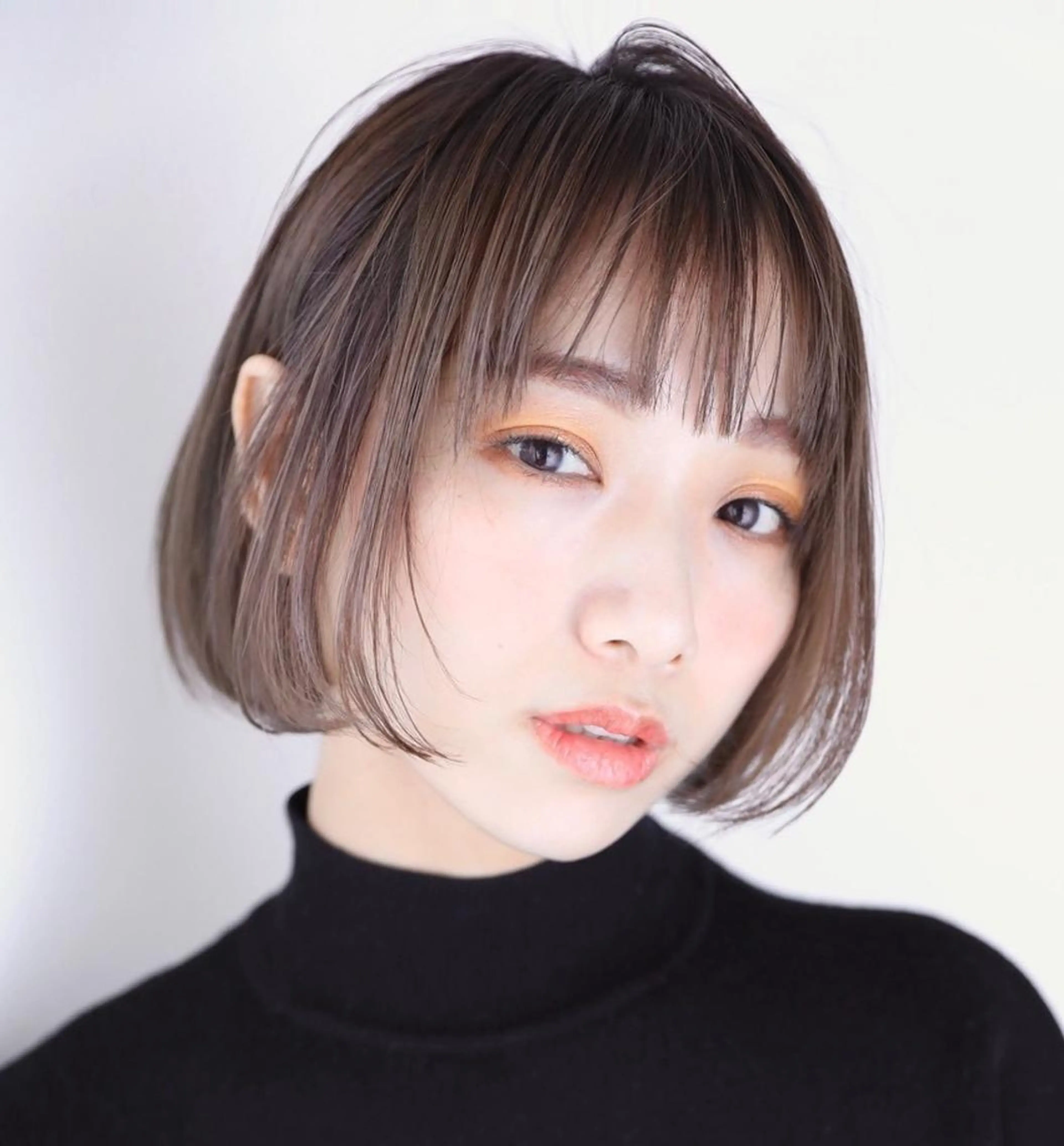 セミロング 艶カラー🫧髪質改善 Bonheur辻結凪のヘアスタイル