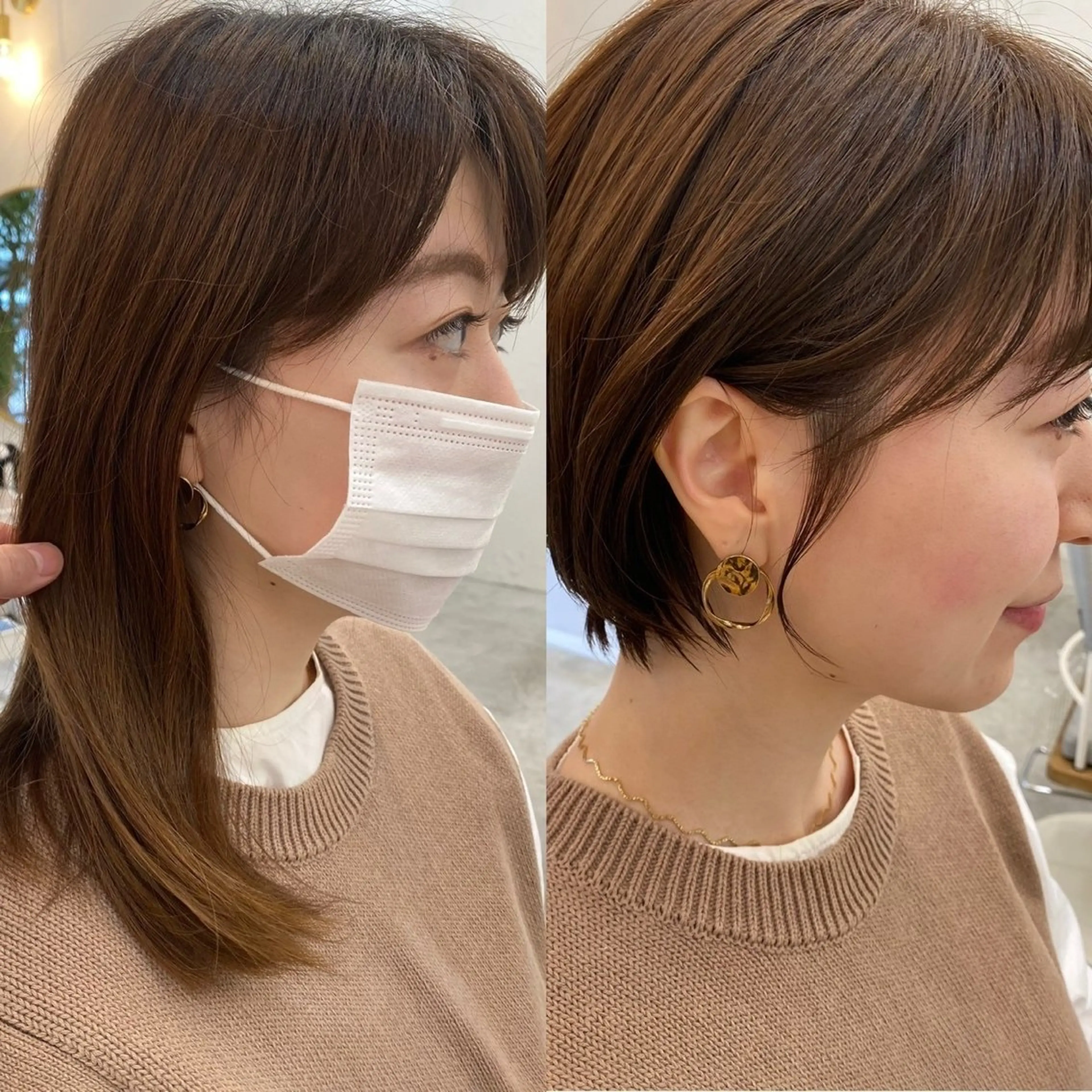 ショート ROMMY.所属・大木 華のヘアスタイル