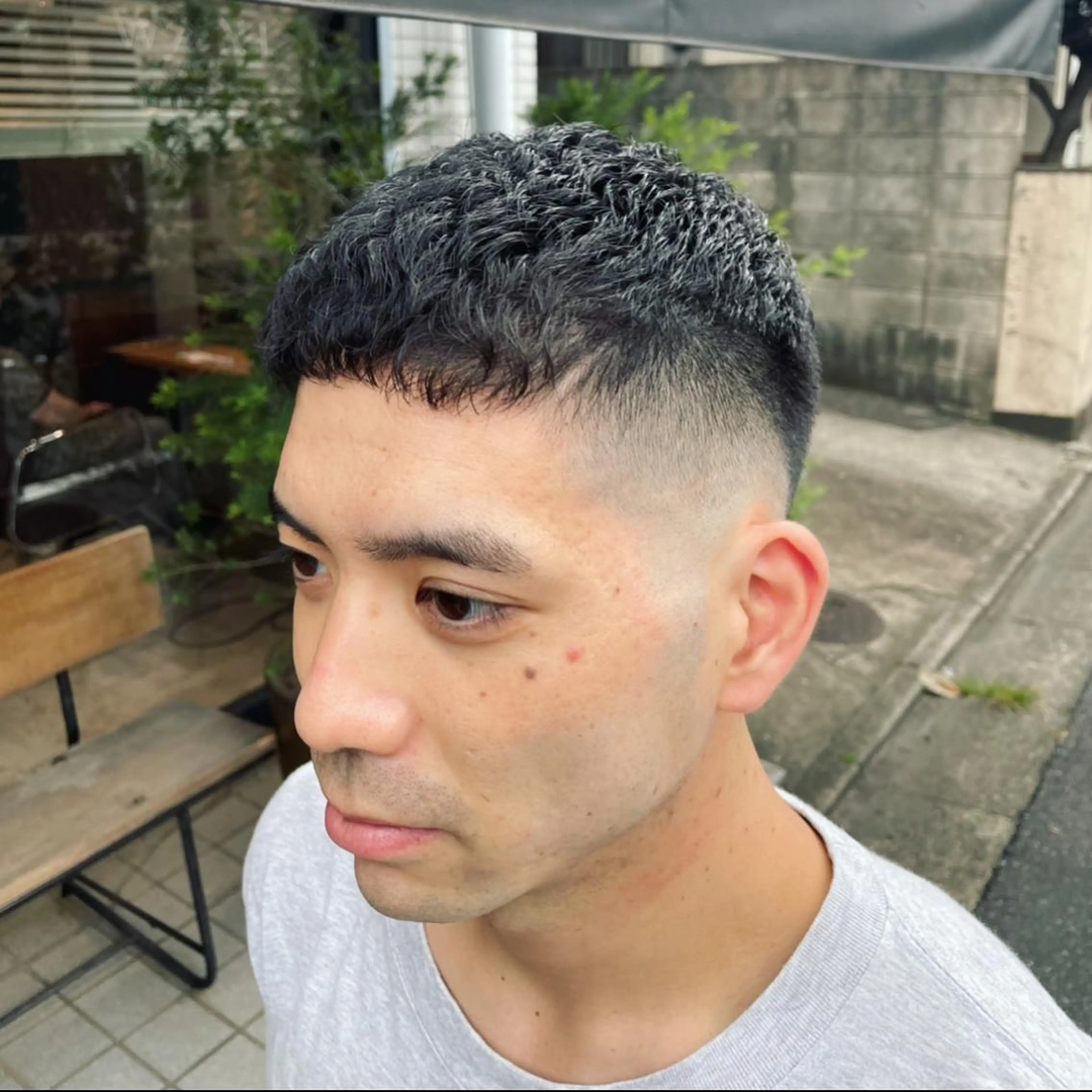 メンズ LAVIE NEW STANDARD BARBER 中野所属・KIMURA HIROTOのヘアスタイル