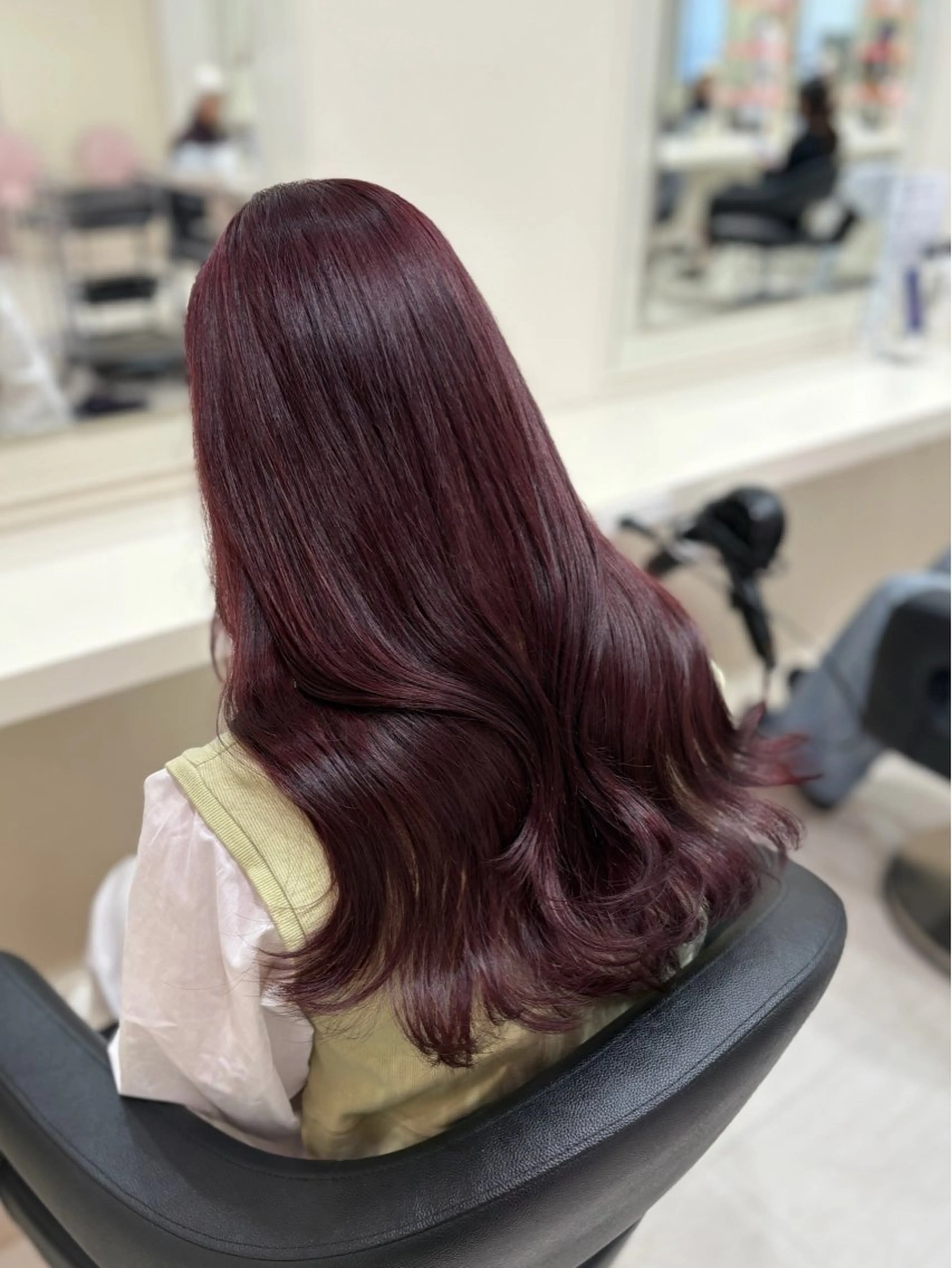 ロング カラー ヘアセット 🍒トレンド暖色ヘア 🍒Manamiのヘアスタイル