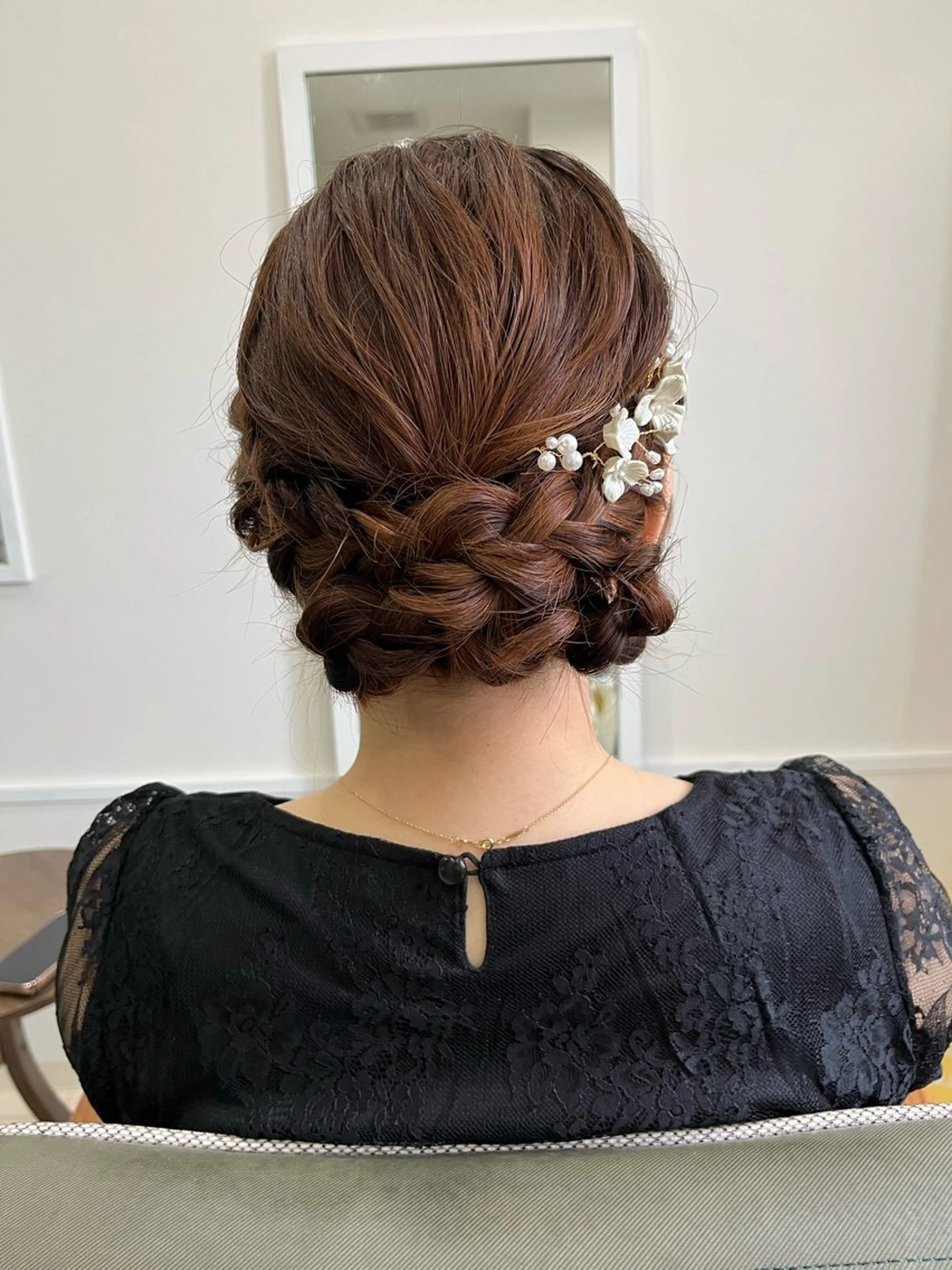 ミディアム ヘアアレンジ ヘアセット M.arc 【マーキ】のヘアスタイル