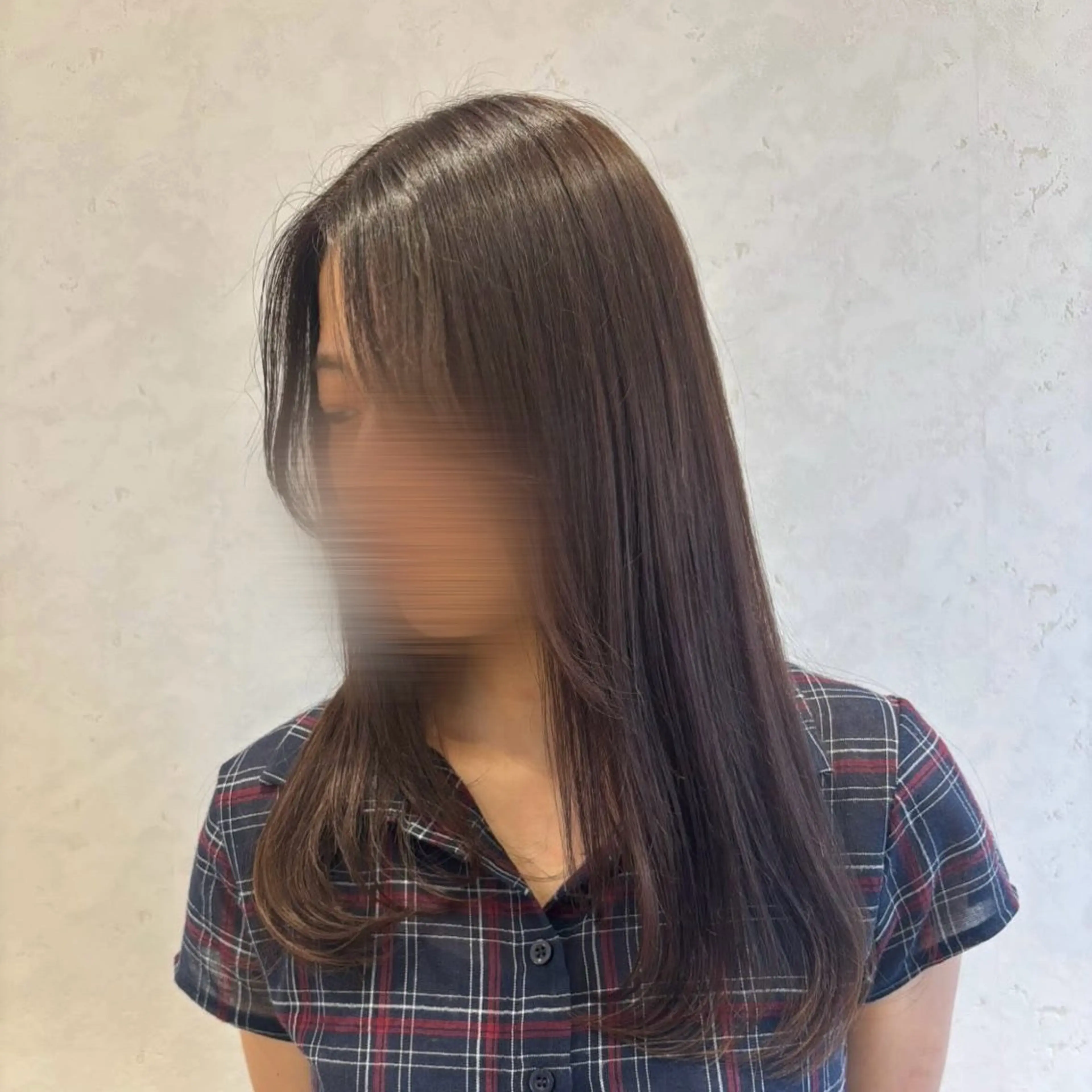 ロング 顔まわりレイヤー 顔周りカット レイヤーカット 韓国🇰🇷/透明感 カラー⭐ひかり⭐️のヘアスタイル