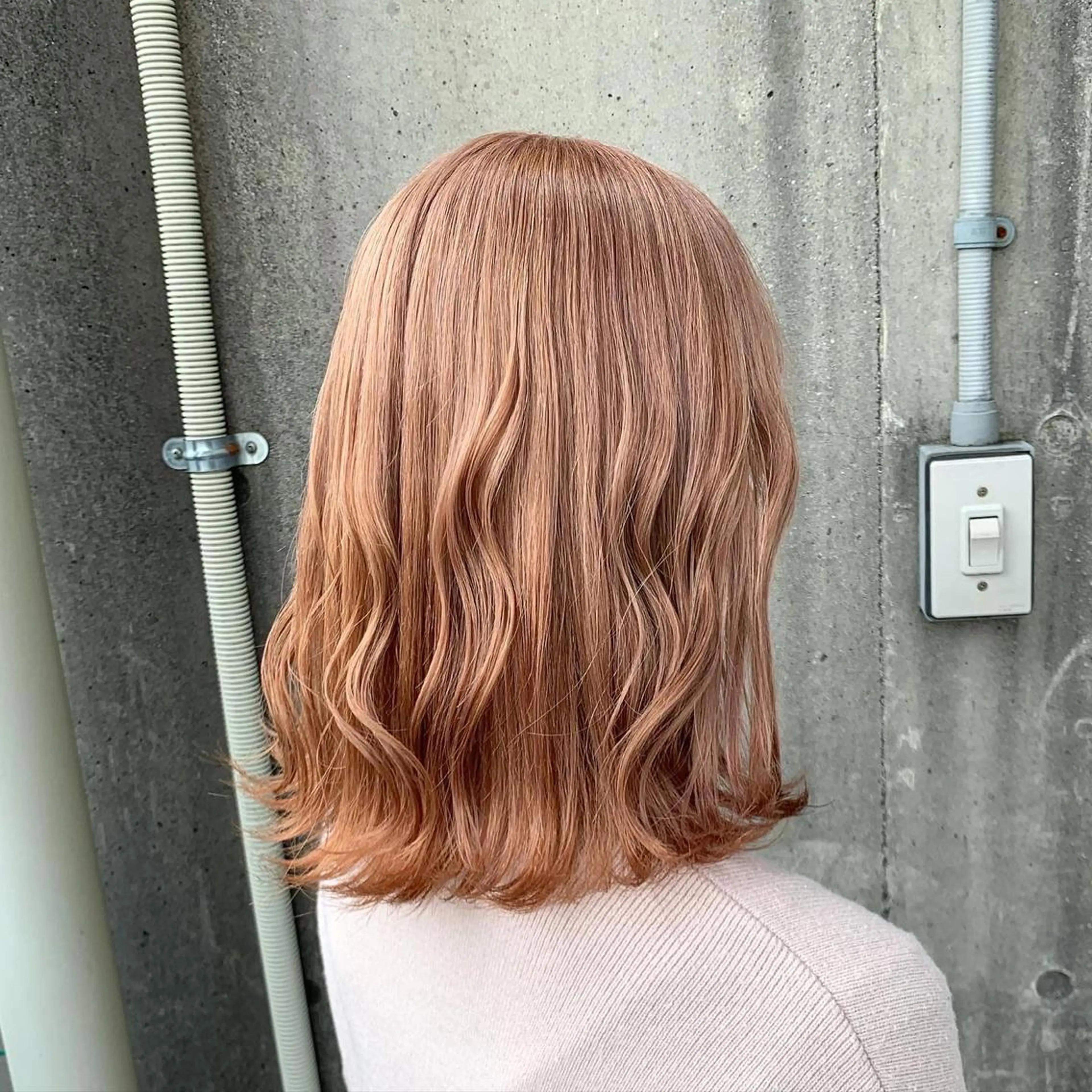 セミロング ヘアカラー トリートメント ヘッドスパ ヘアセット 大人っぽ上品🤍韓国 レイヤー🤍ふうがのヘアスタイル