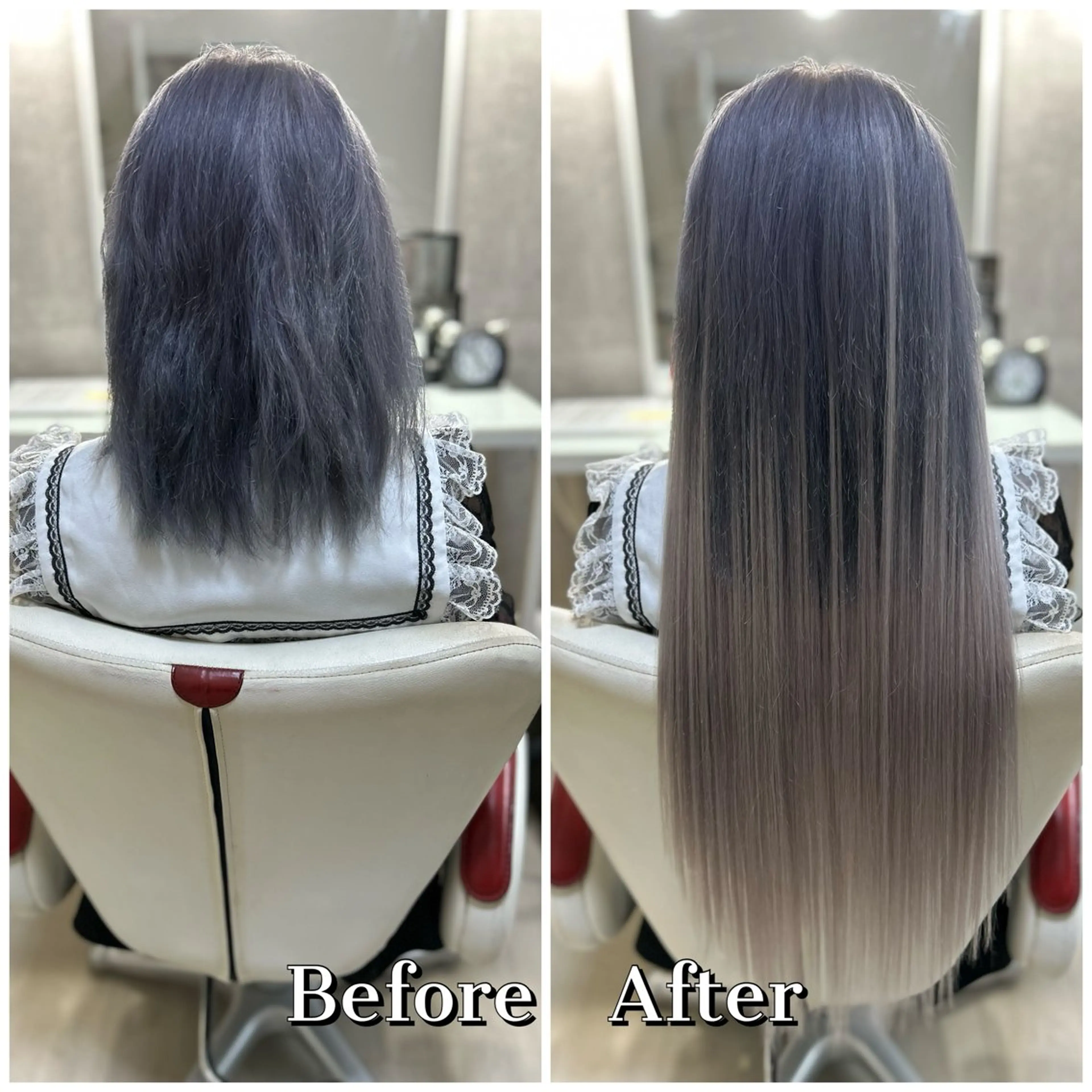 ロング エクステ ドレスアップ南草津所属・🫧ドレスアップ 南草津店🫧のヘアスタイル