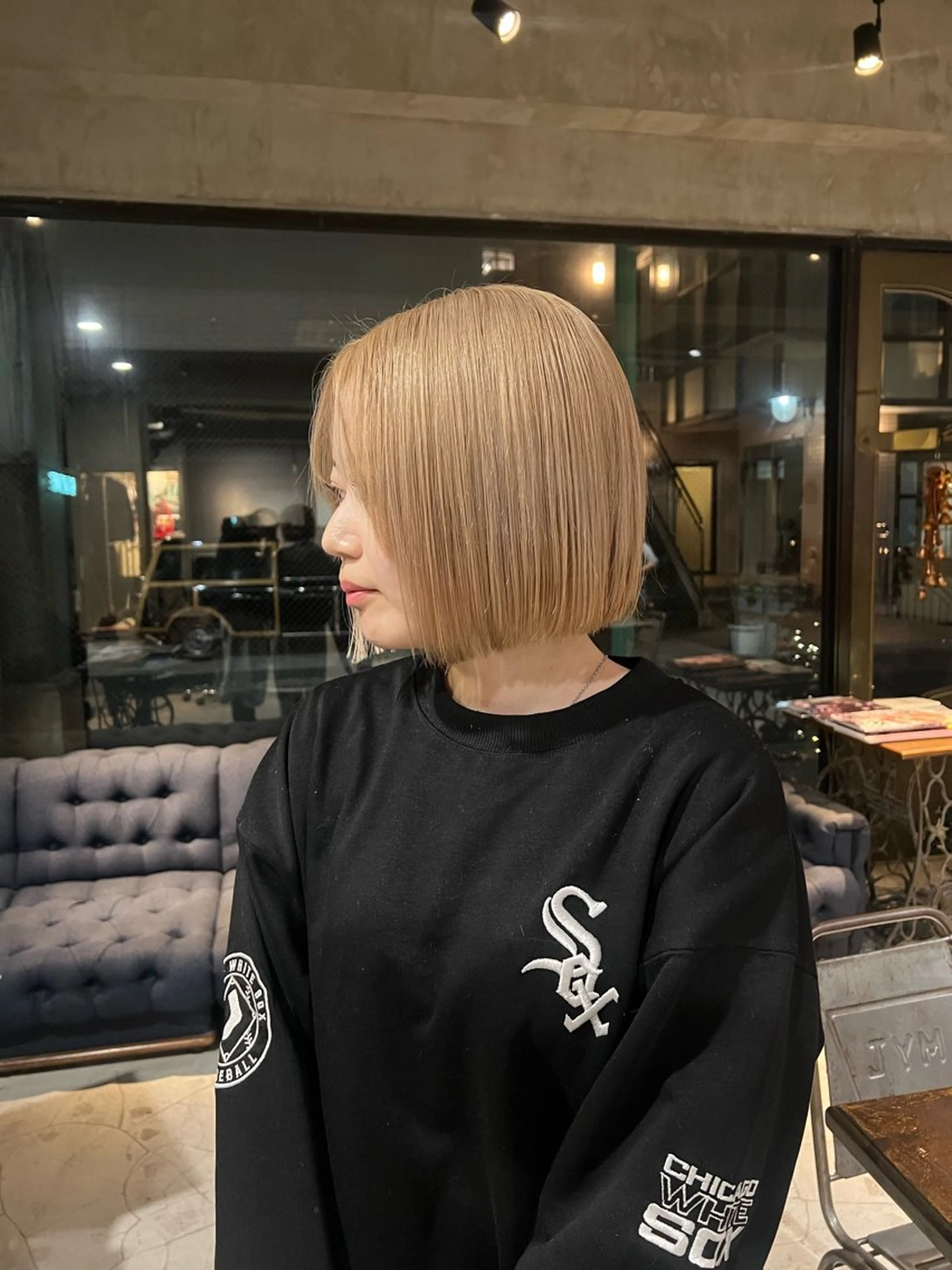 ショート カラー カット ヘアカラー トリートメント ハイトーン/ 透明感🌿KANTAのヘアスタイル