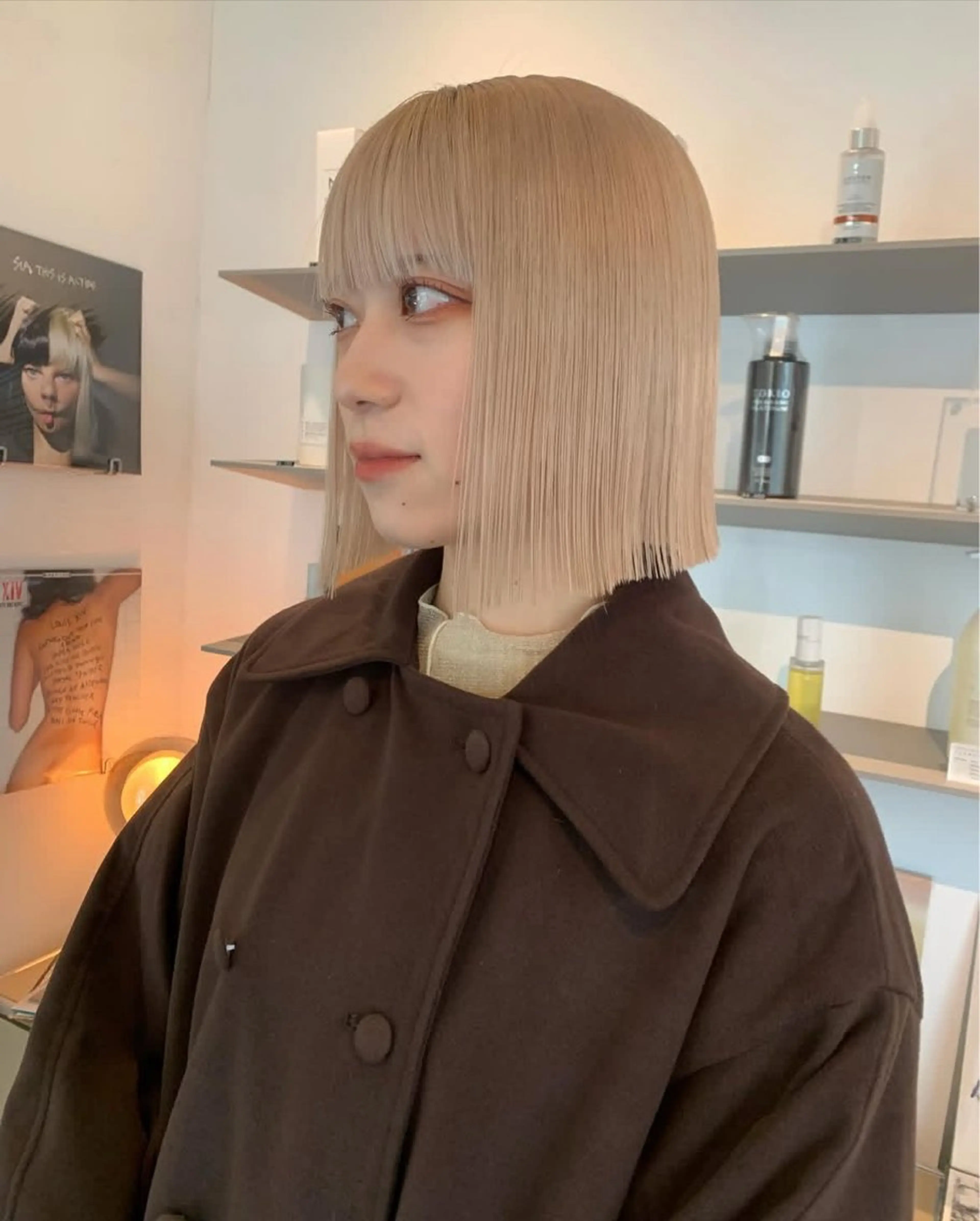 カラー ベージュカラー ブロンド ブロンドベージュ ヘアカラー Ravo所属・キラ/ハイトーン/ 天神美容室のヘアスタイル