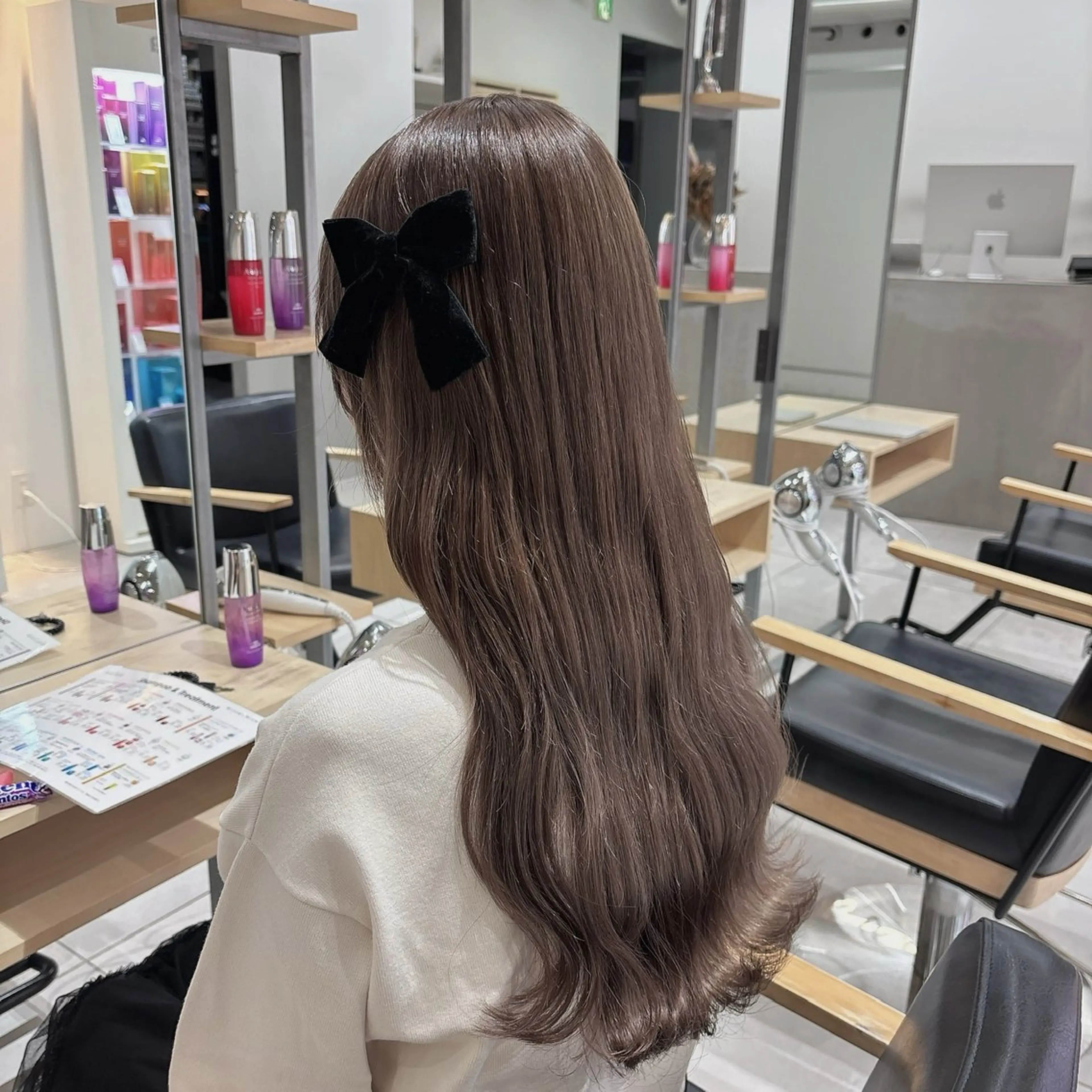 ロング ヘアカラー ヘアセット ゆるふわ透明感カラー 🎀ほの/表参道のヘアスタイル