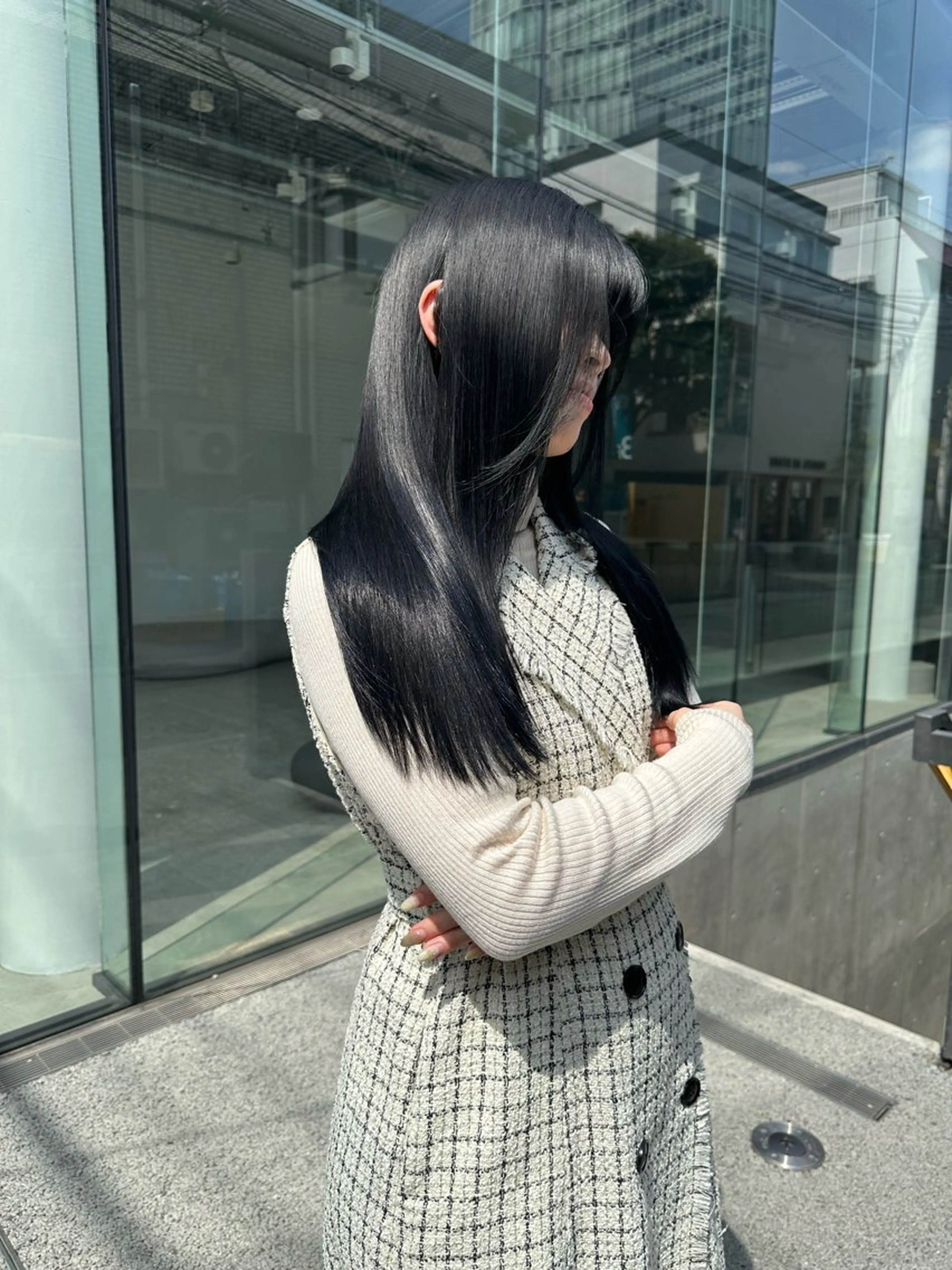 ロング カラー レイヤーカット 髪質改善専門店 Adele 青山所属・大人レイヤーカット 青山/ヒロキのヘアスタイル