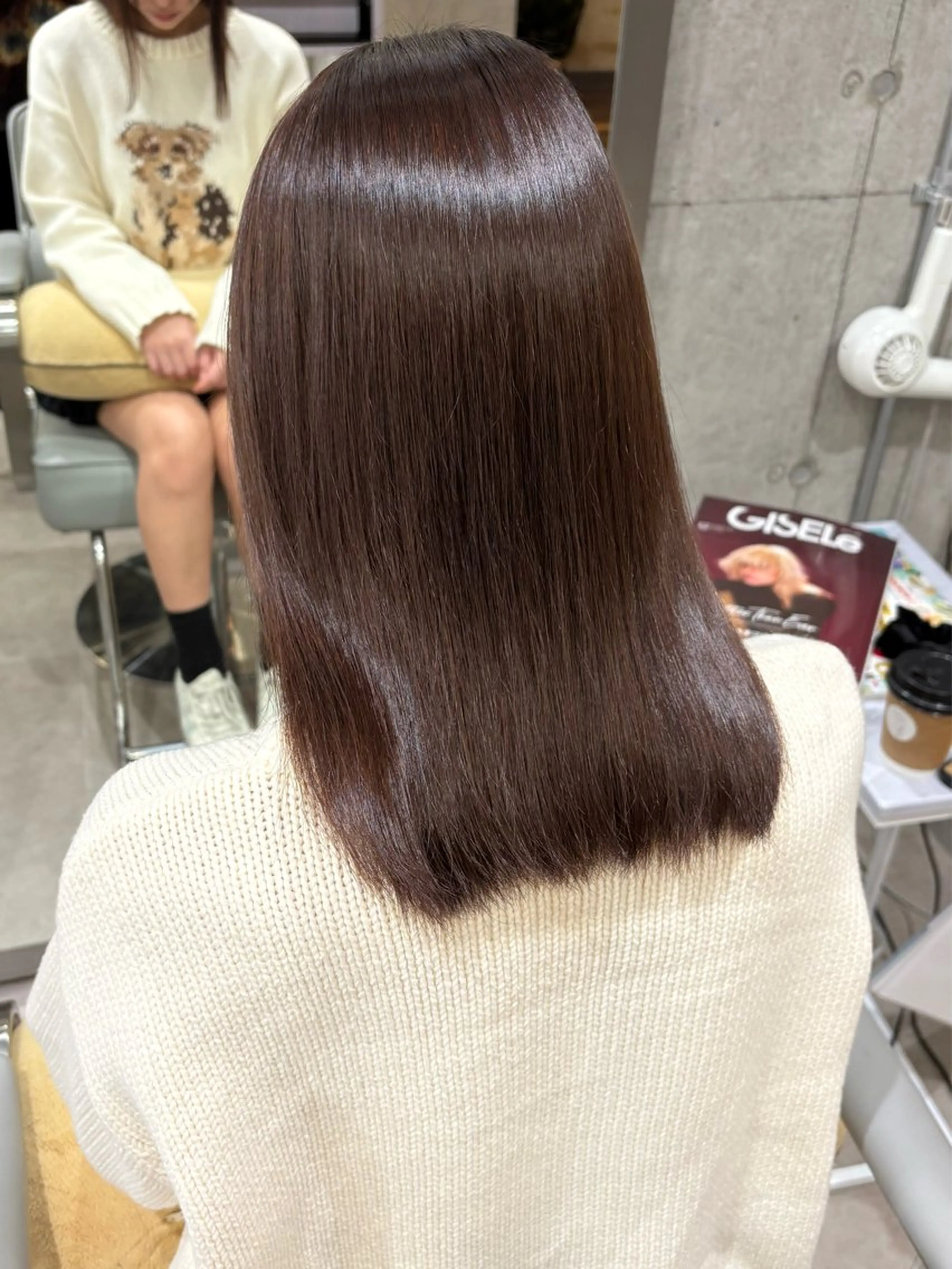 セミロング 縮毛矯正 縮毛矯正 トリートメント MASHIRO💎 天神/大名のヘアスタイル