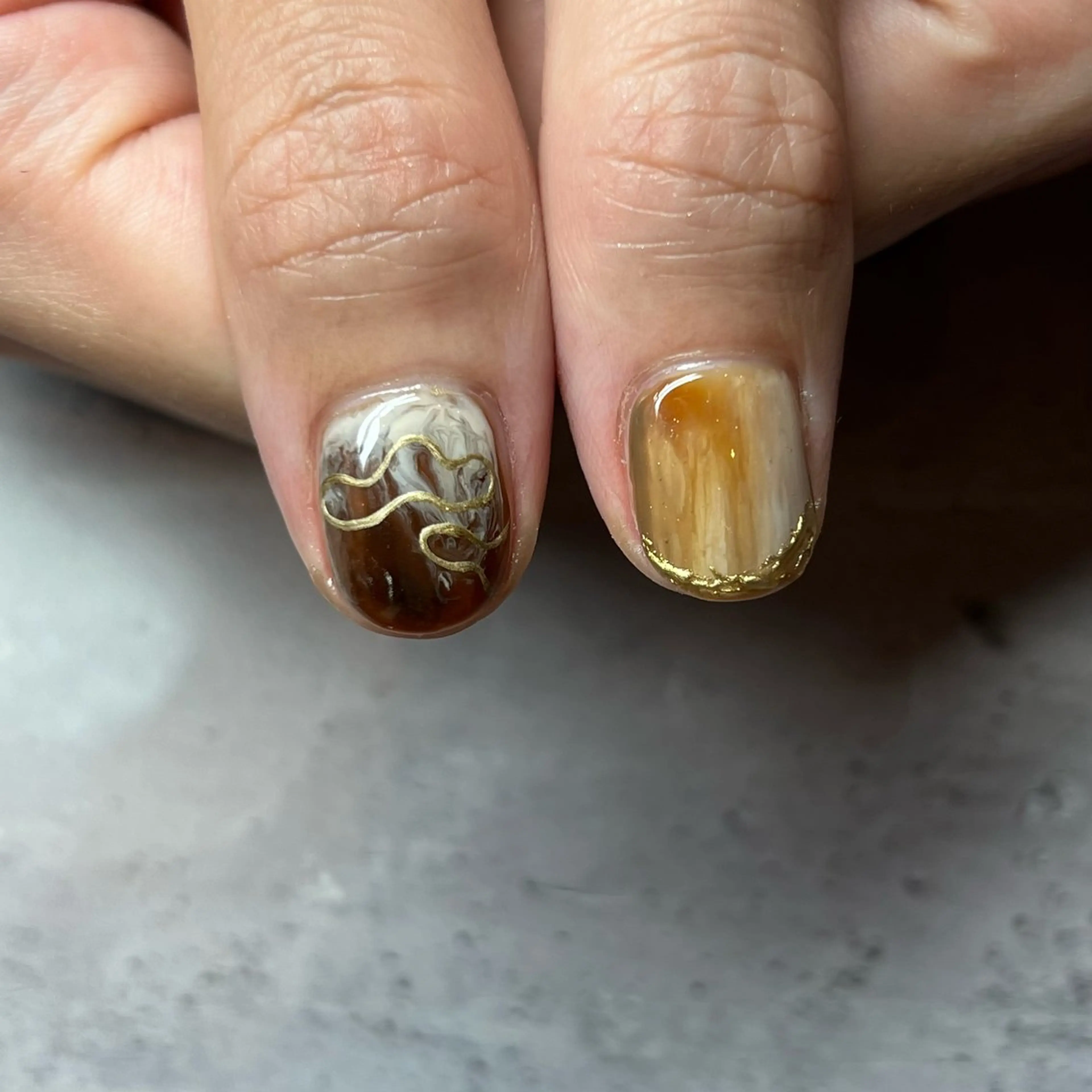 メンズ ネイル ニュアンスネイル ハンドネイル 𝐫𝐚𝐢 𝐧𝐚𝐢𝐥のネイルデザイン