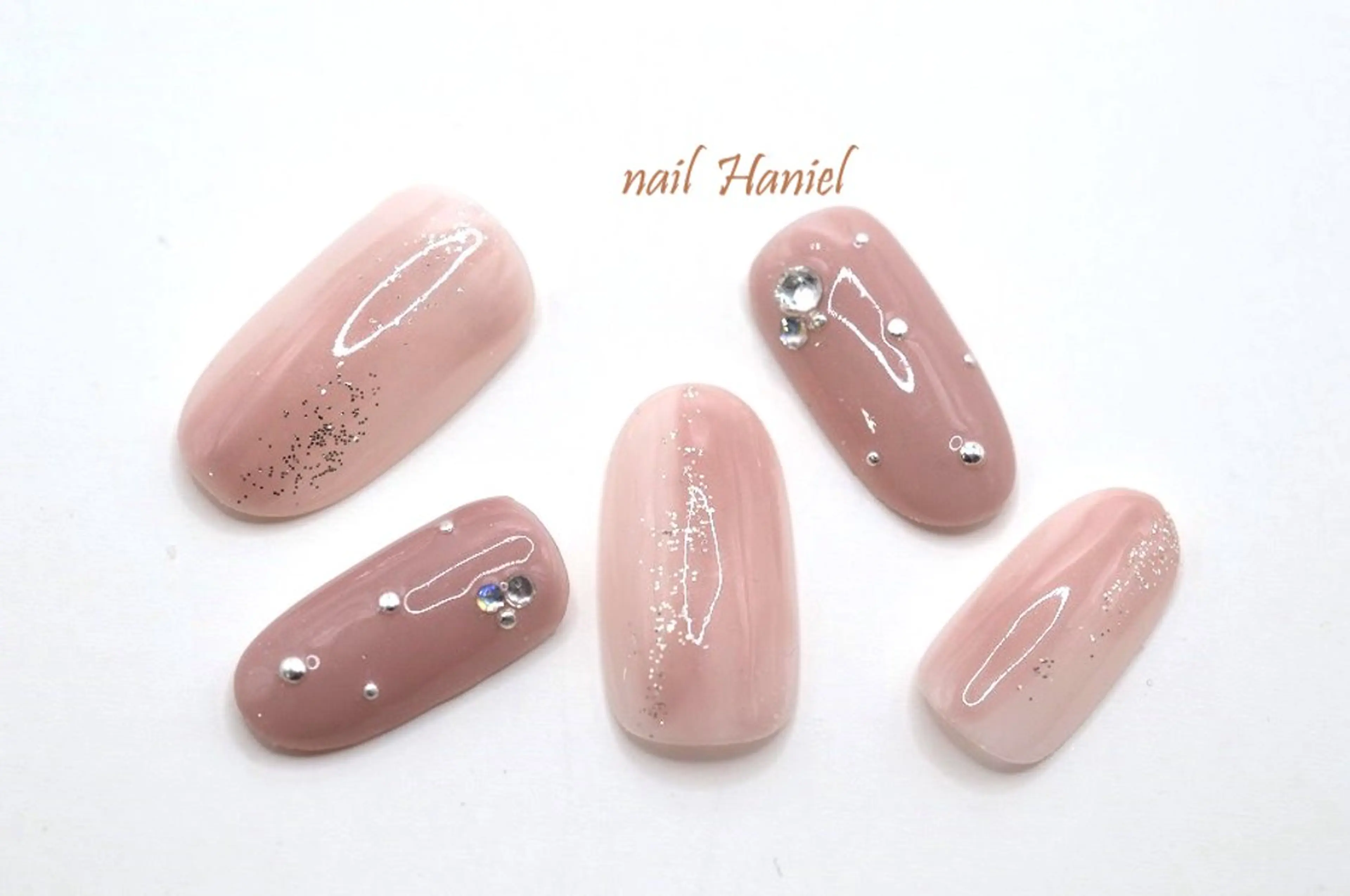 ネイル アートネイル フットネイル ジェルネイル グラデーション オフィスネイル ハンドネイル nail Haniel所属・半蔵門サロンハニエル 魅神 ちよのネイルデザイン