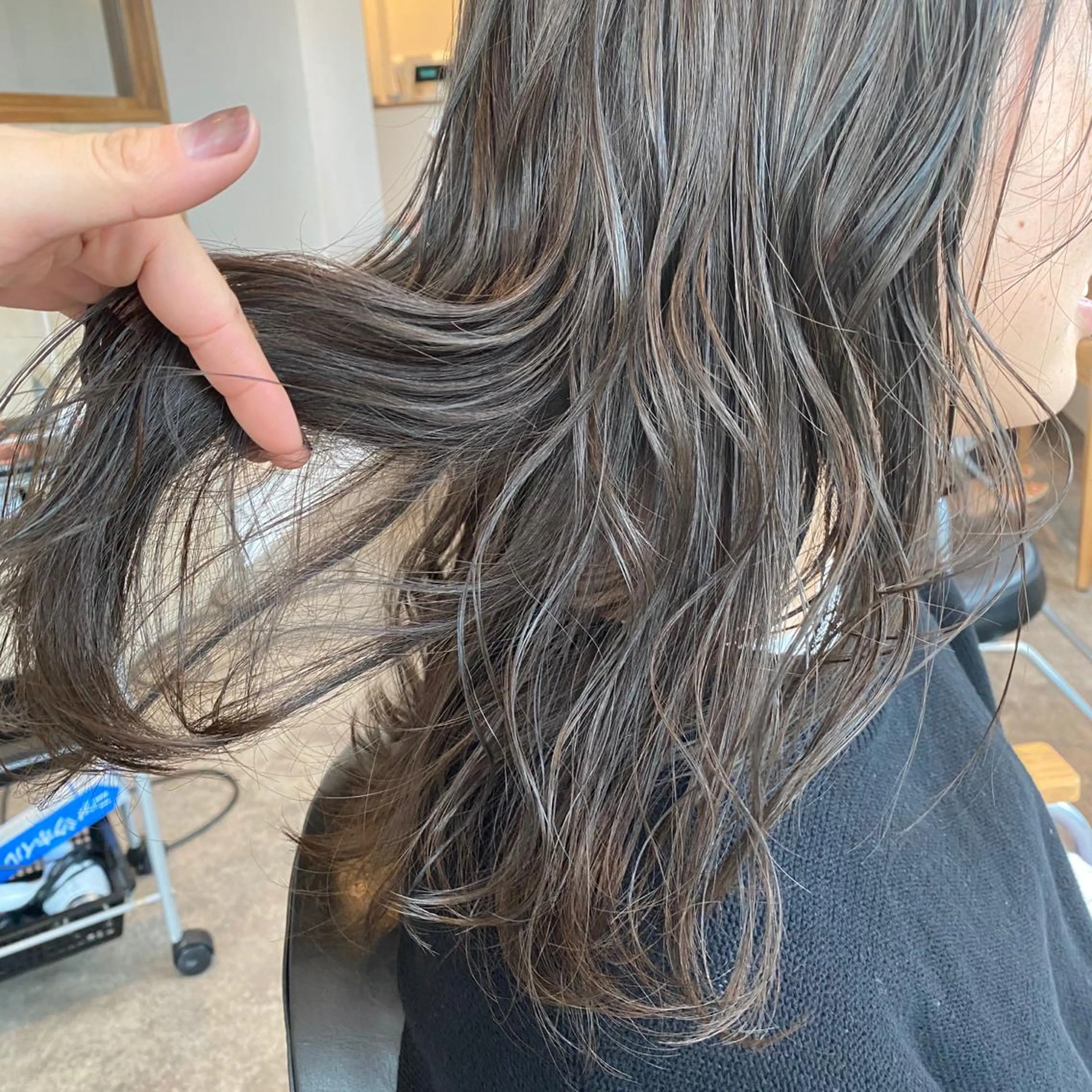 ミディアム カット ヘアカラー Lafith hair lit所属・今井 悠菜のヘアスタイル
