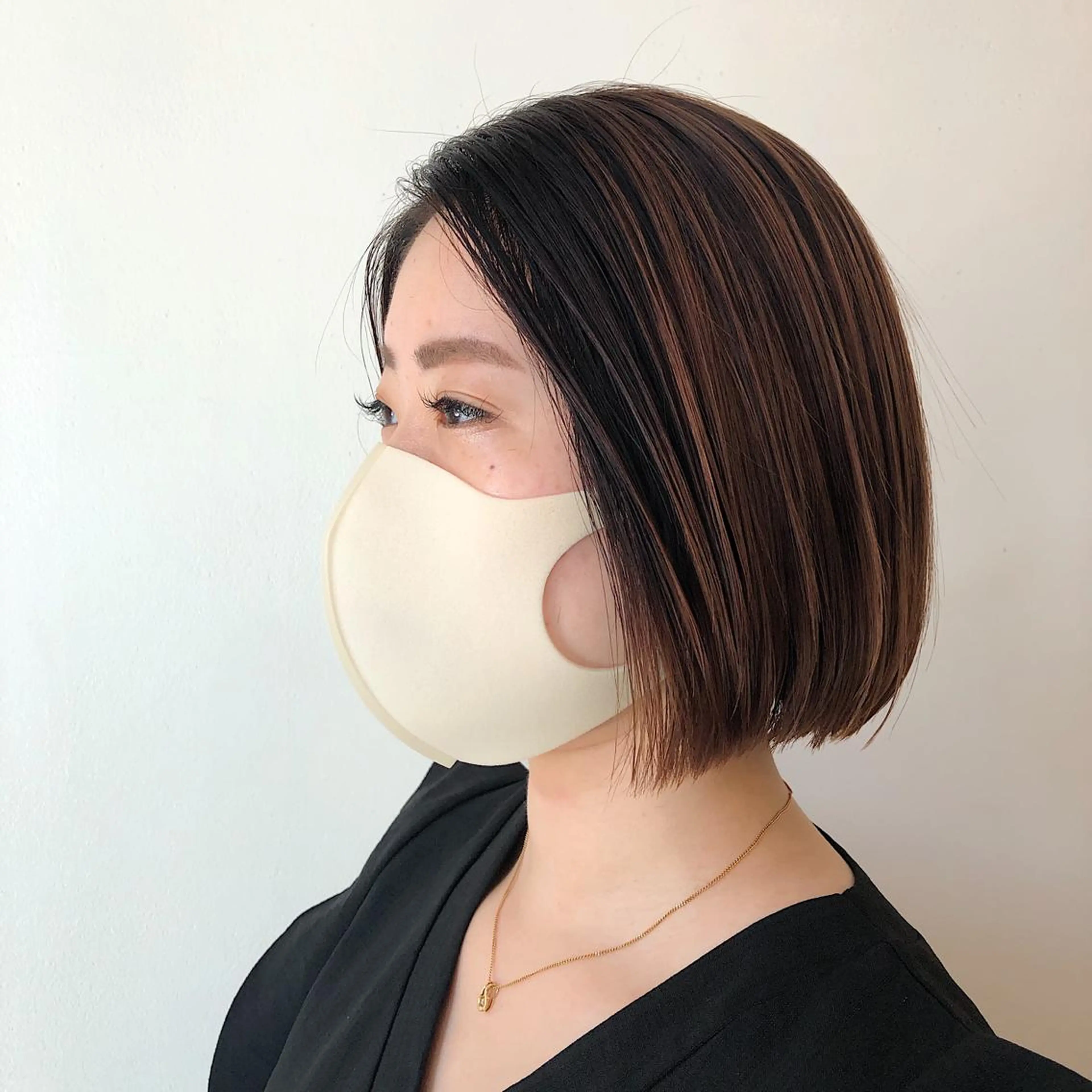 ショート ボブ カット トリートメント h a k u 大倉 卓人のヘアスタイル
