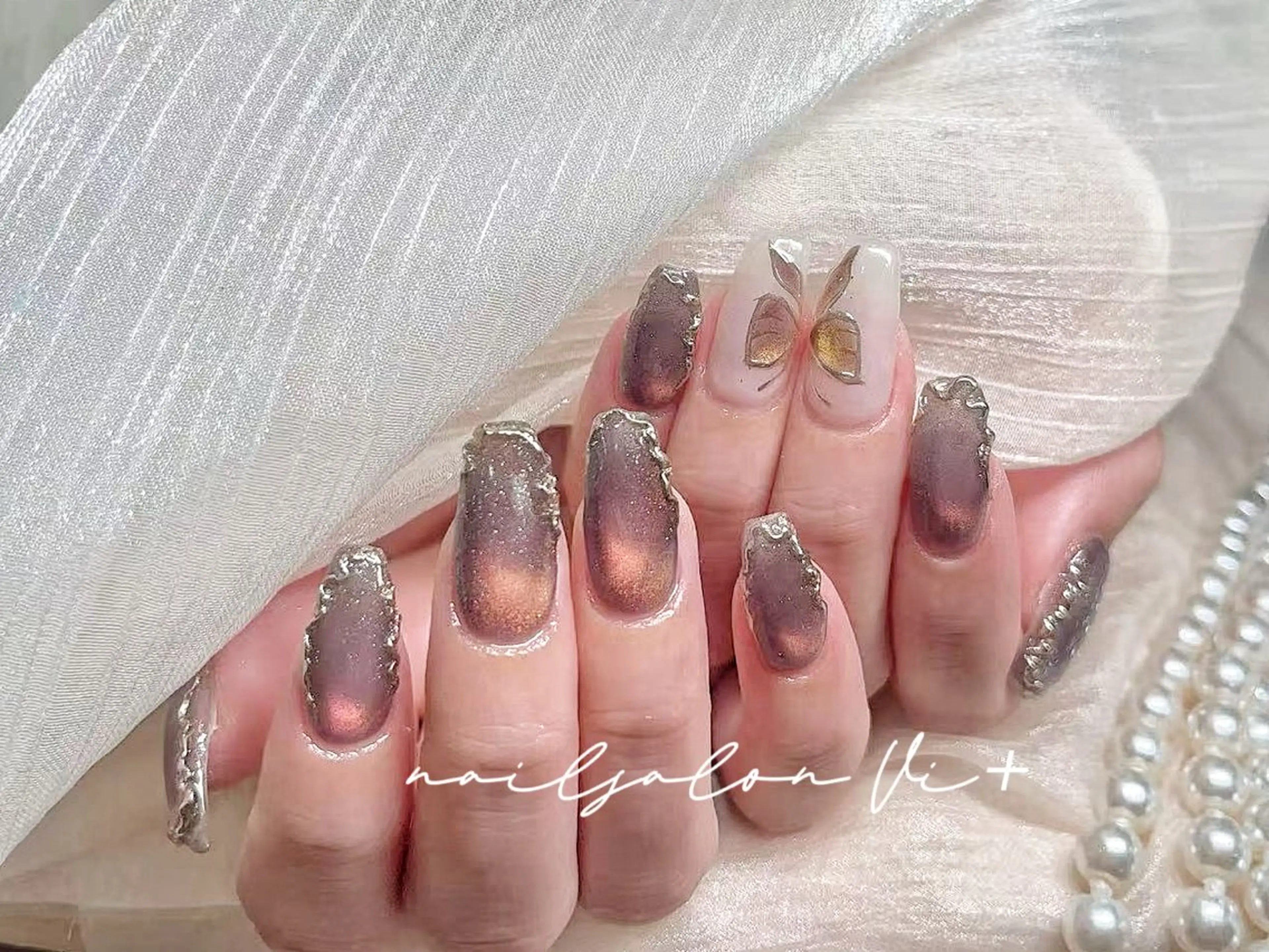 ネイル ハンドネイル ✨Nailsalon Vi+✨のネイルデザイン