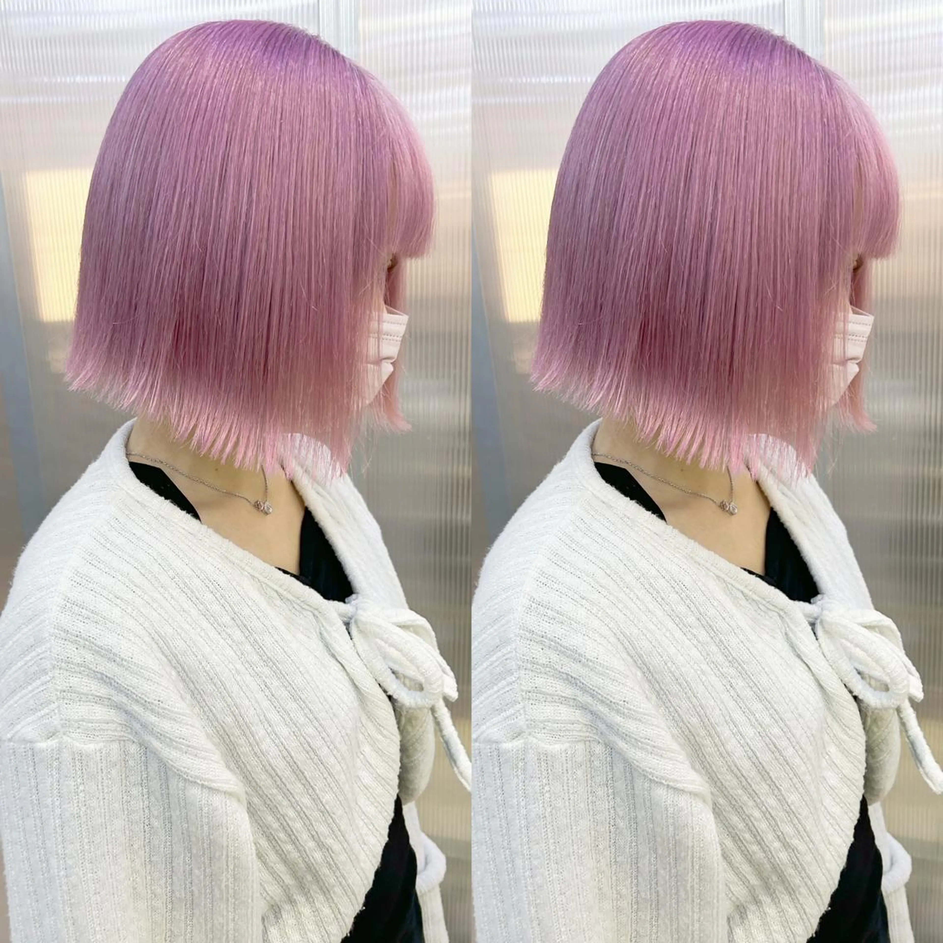 ミディアム カラー カット ヘアカラー トリートメント yori SAPPORO所属・yori 代表すがわらのヘアスタイル