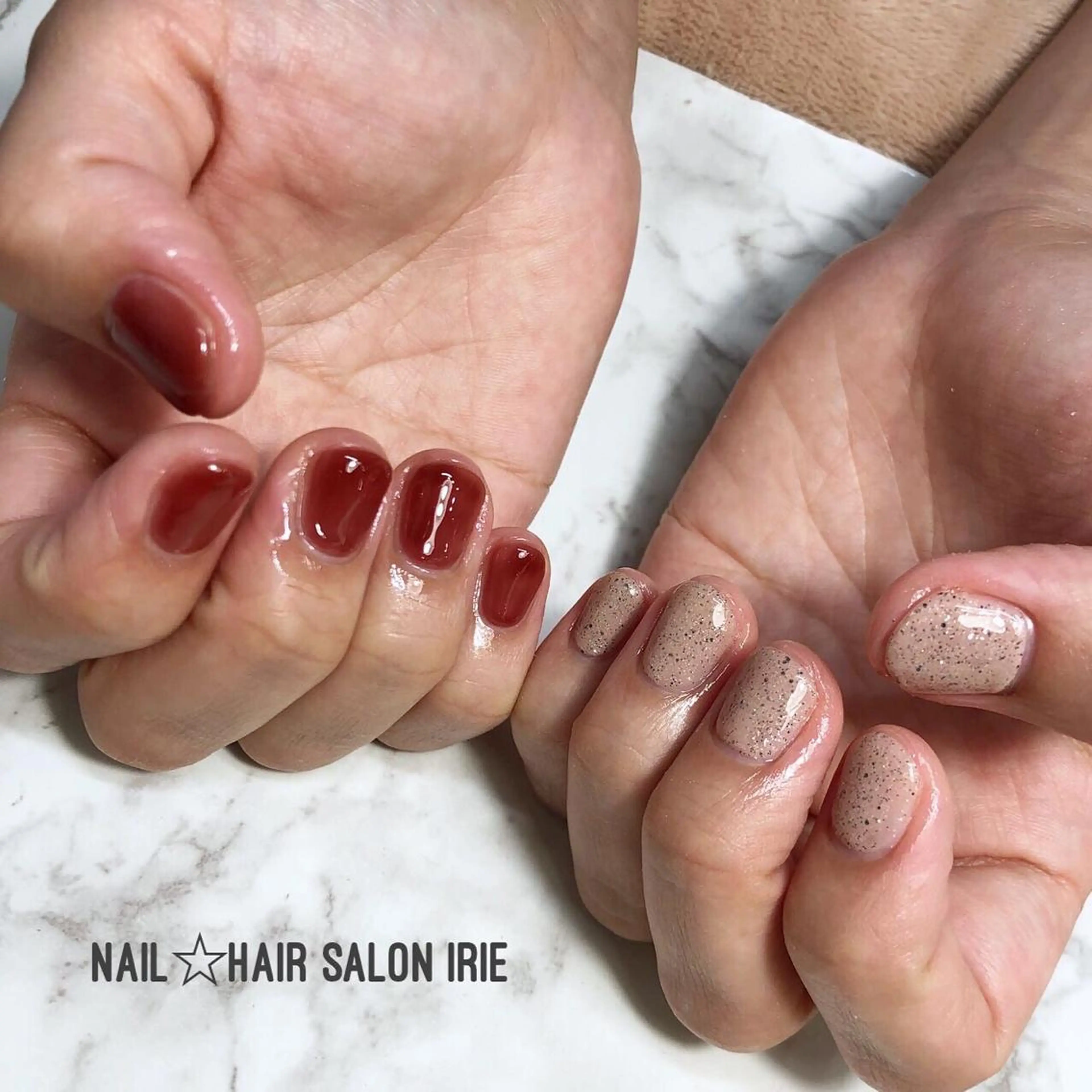 ネイル ハンドネイル ハンドケア Hair salon Irie所属・與儀 知佳のネイルデザイン