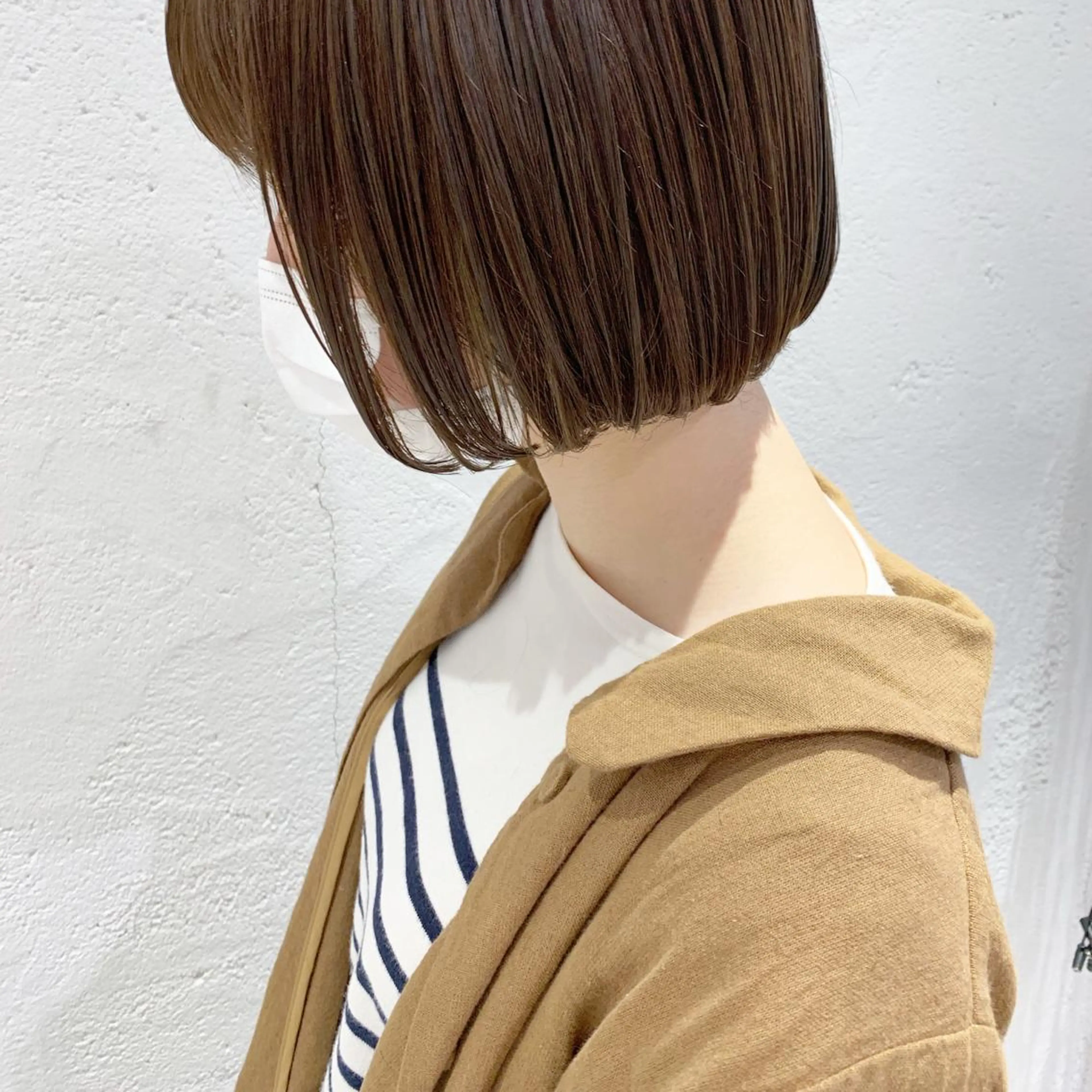 ミディアム カラー ヘアアレンジ 🫧透明感カラー/ ボブ/小笠原🪽のヘアスタイル