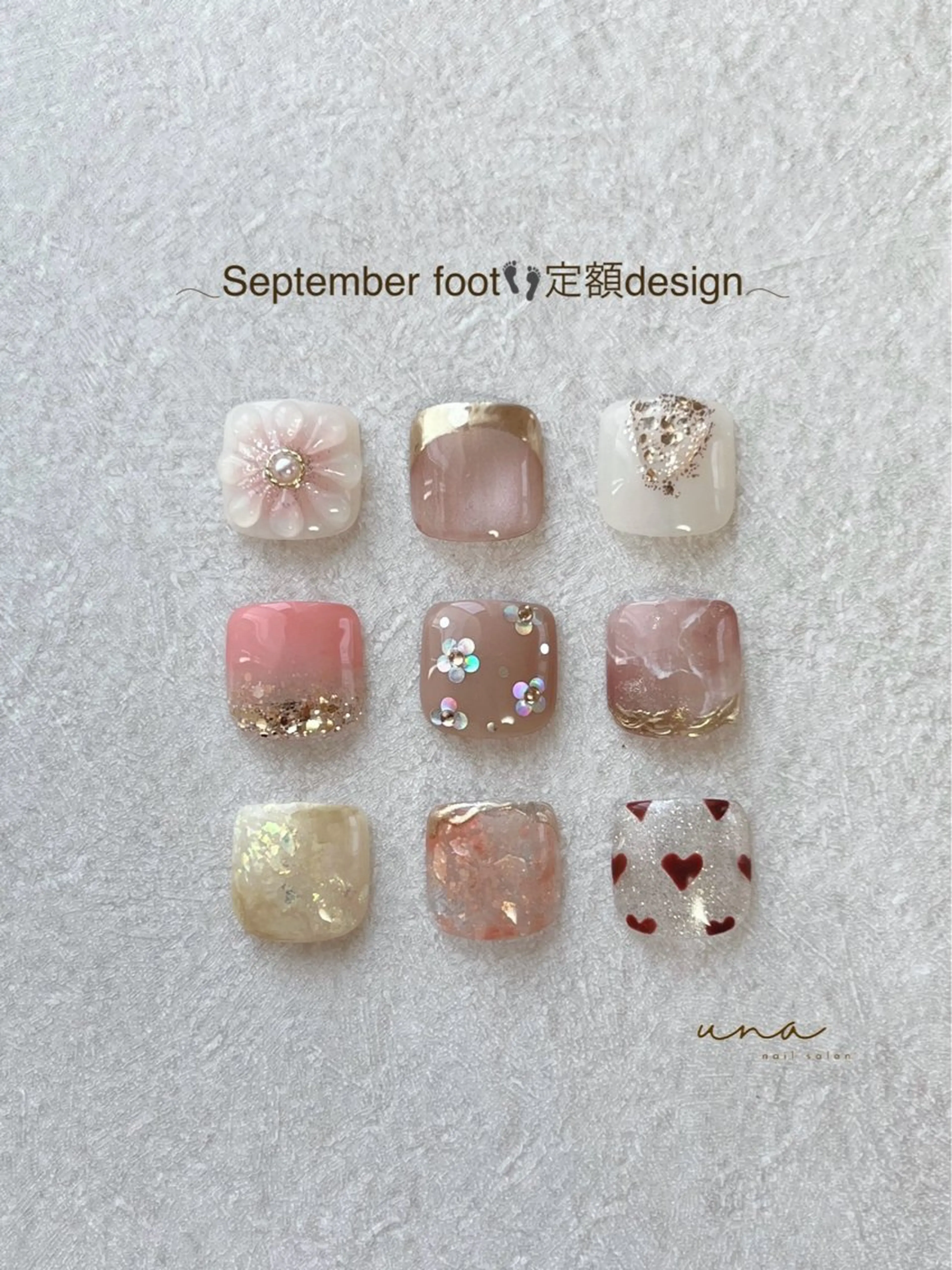 foot👣open価格🫧定額design ~𓈒𓏸 （オフ.ケア込）の写真