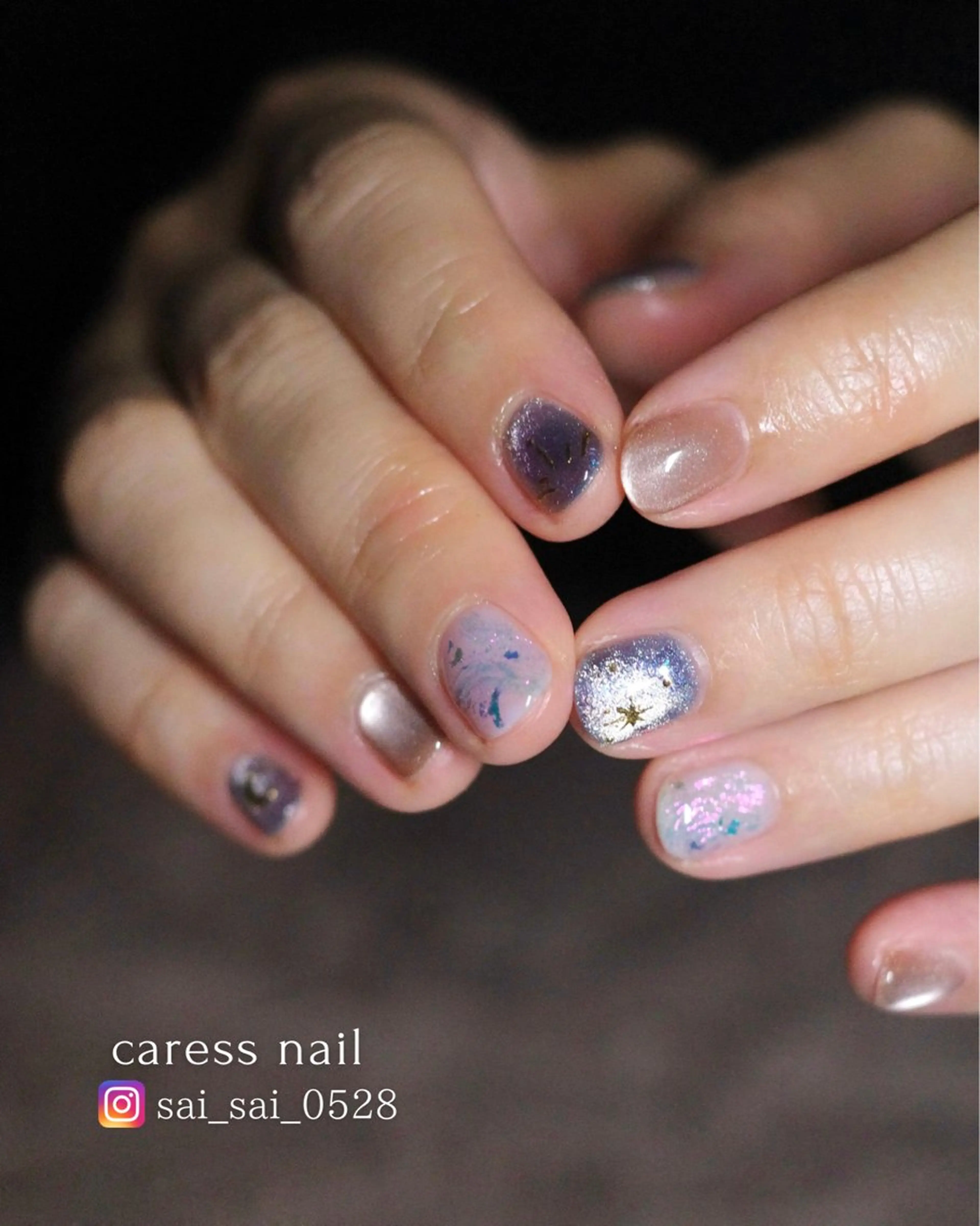 ネイル caress nail カレスネイル 代々木上原所属・カレスネイル さいのネイルデザイン