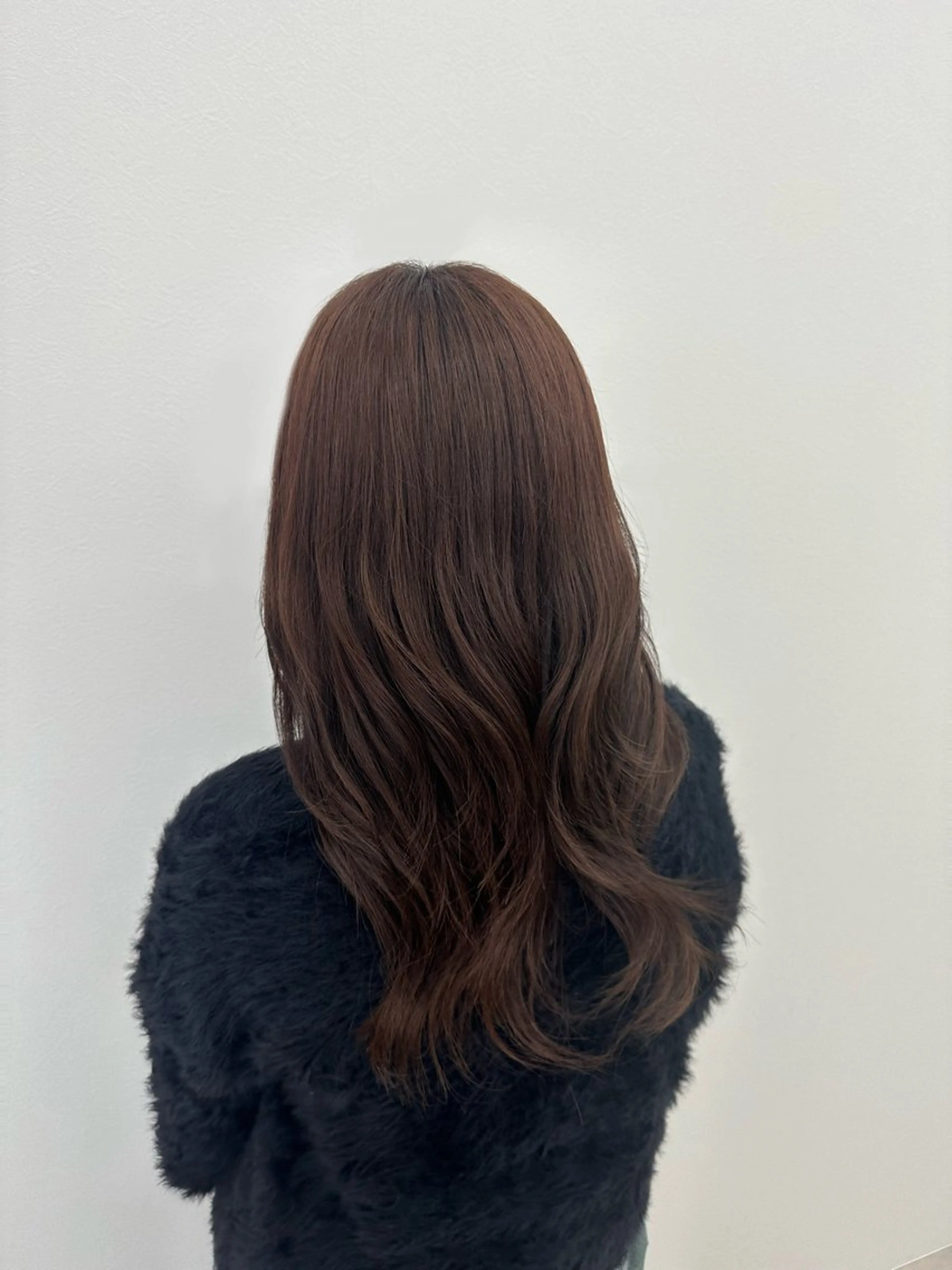 セミロング 市川 栖々子のヘアスタイル