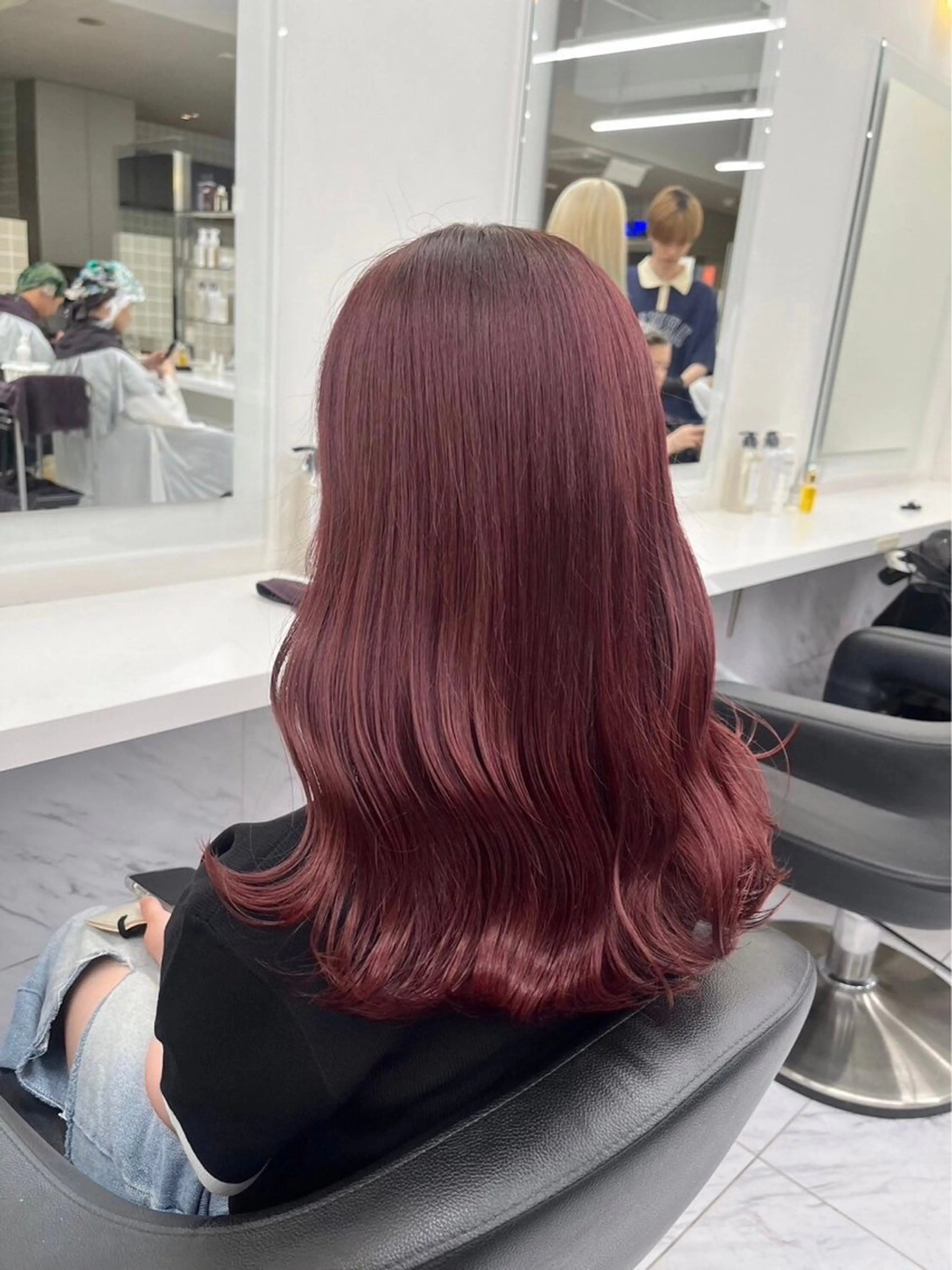 ロング カラー ブリーチ無し透明感 🕊AZUSAのヘアスタイル