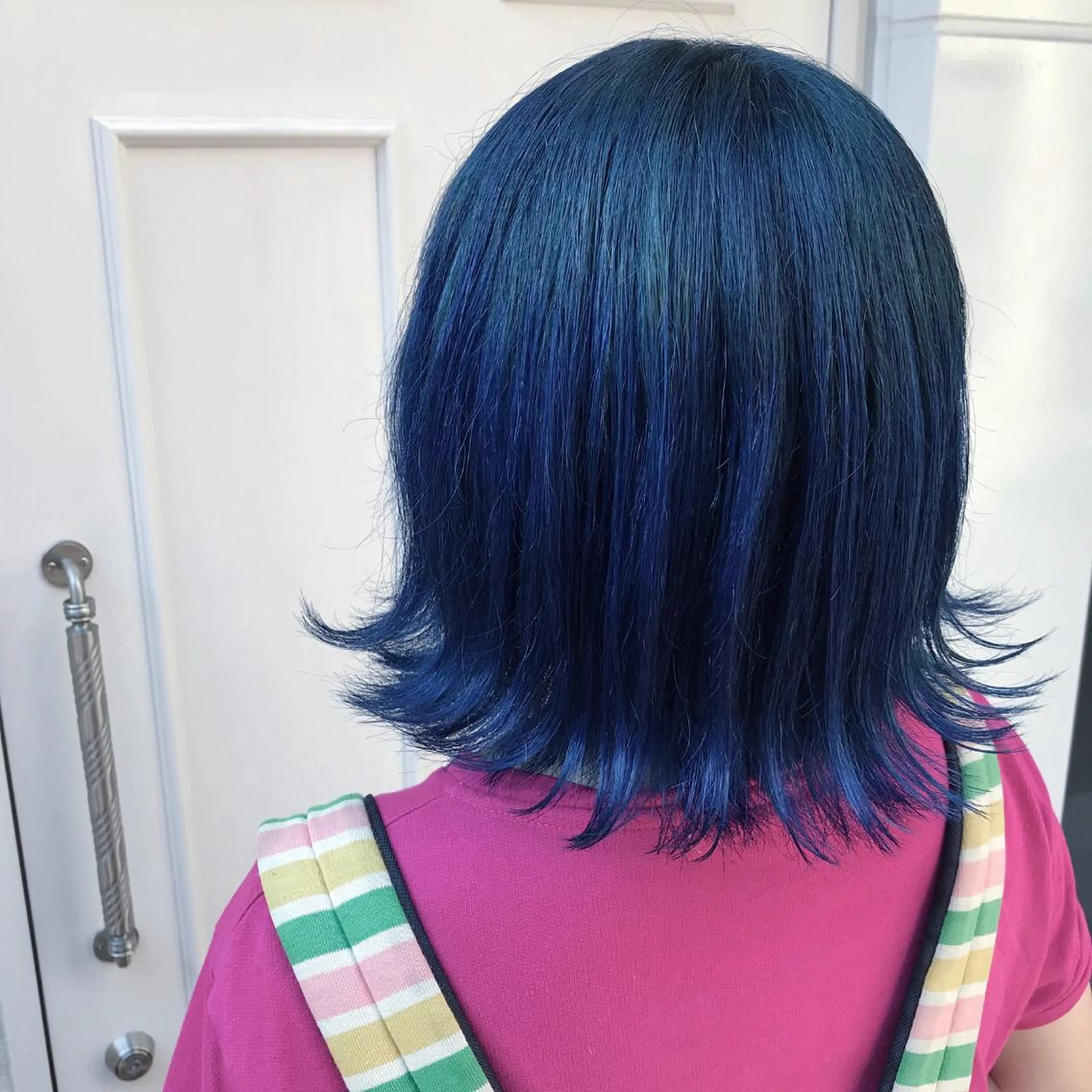 ミディアム カラー ブルーカラー 💈Blanco💈 カラー&ケア🌈のヘアスタイル
