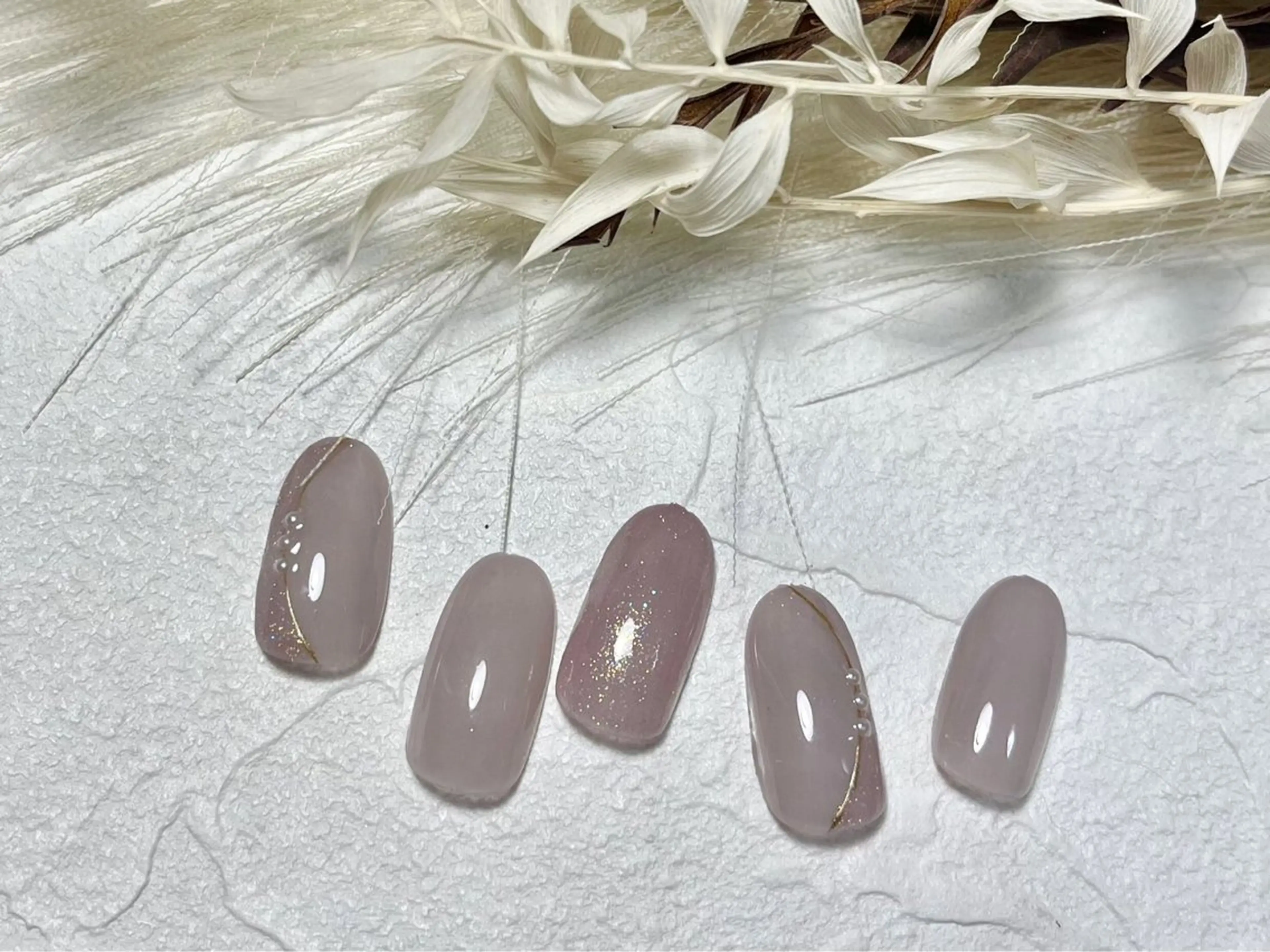 ネイル オーロラネイル フットネイル フレンチネイル ジェルネイル 韓国ネイル ハンドネイル Mogu nail 二子玉川のネイルデザイン