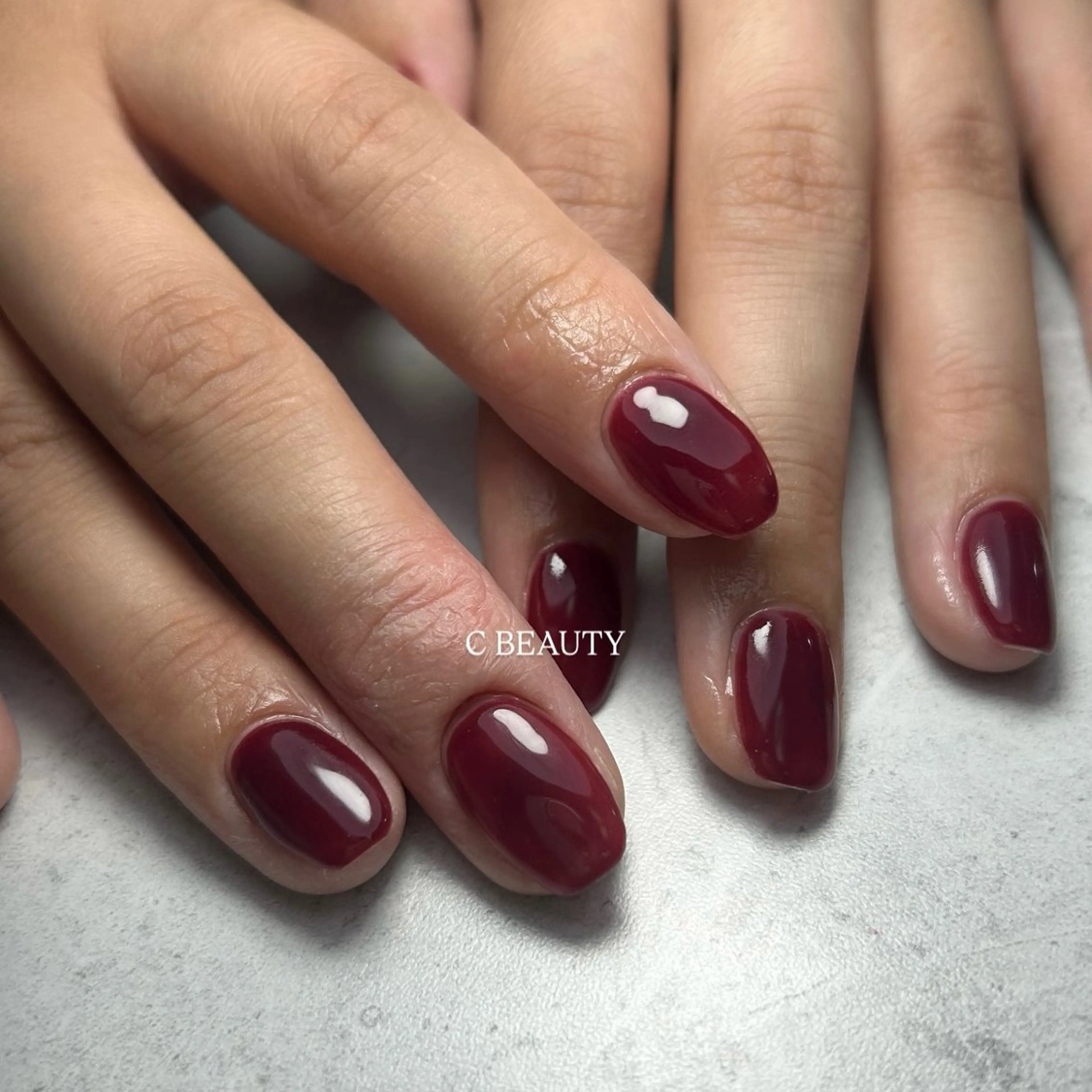 ネイル ワンカラーネイル C BEAUTY／ KAEDEのネイルデザイン