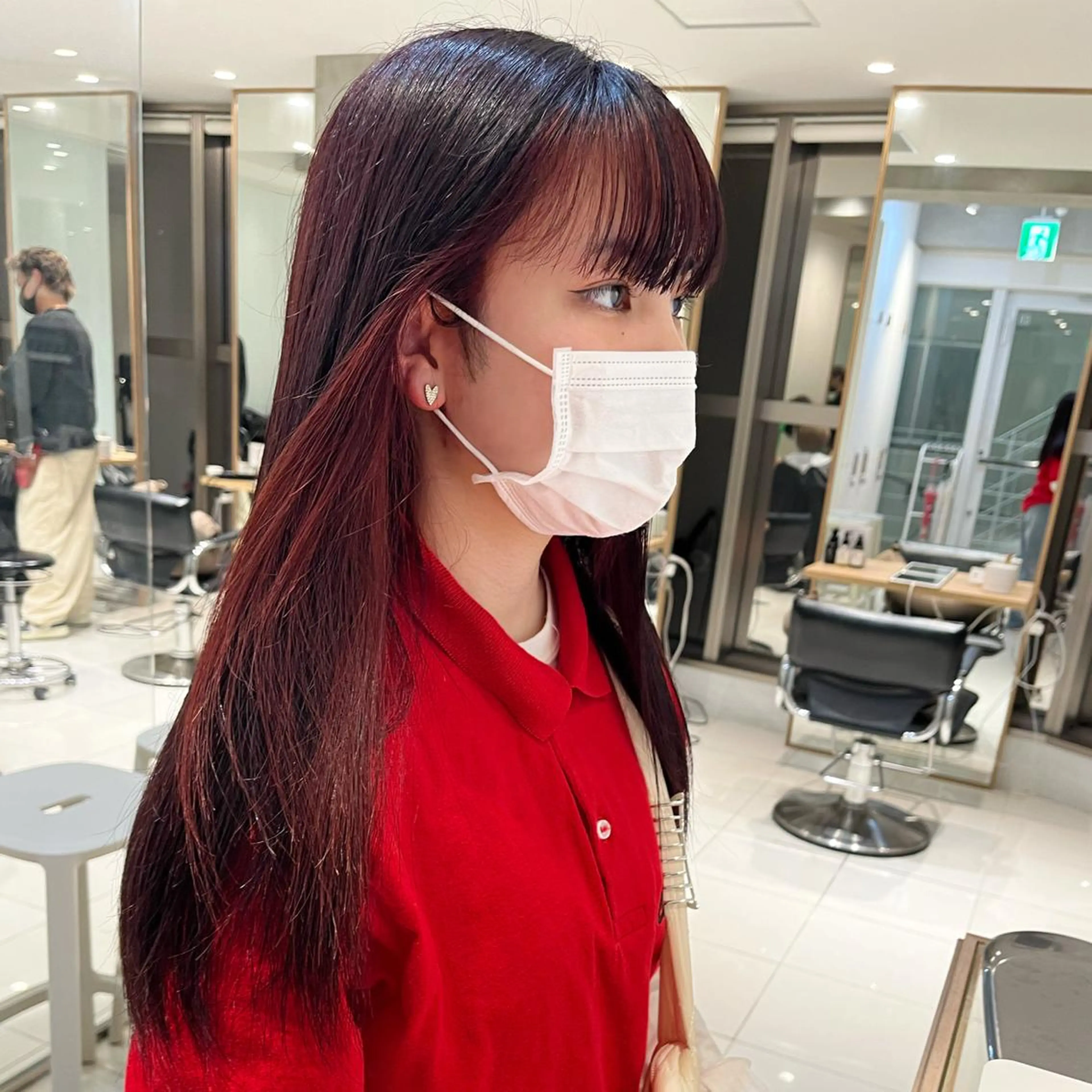 ロング カラー ベージュカラー ブリーチ ブラウンカラー ケアブリーチ カシス ヘアカラー トリートメント ヘアセット 《暖色カラー特化》 ◎RUKI.のヘアスタイル