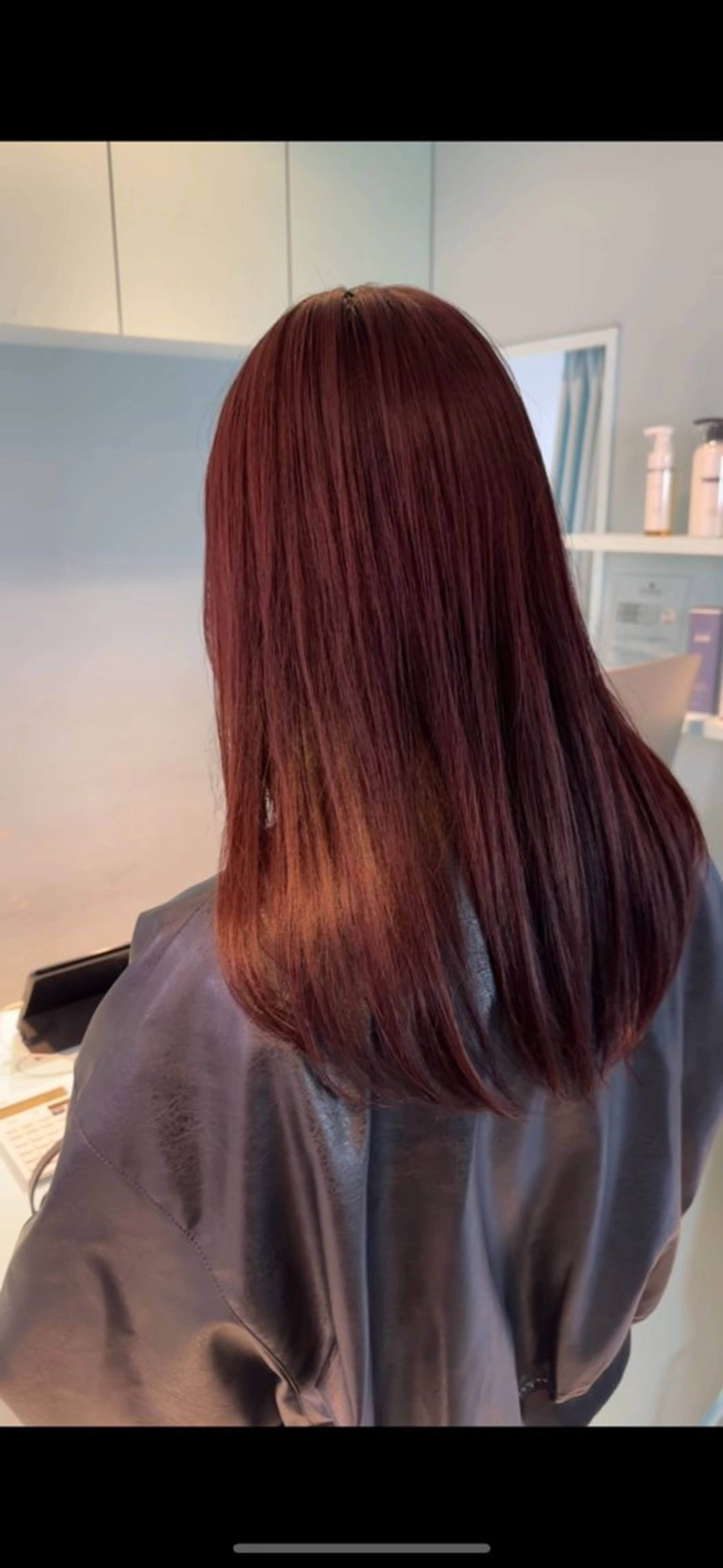 ロング カラー ヘアカラー トリートメント ♥️暖色モテカラ ー♥️由夏のヘアスタイル