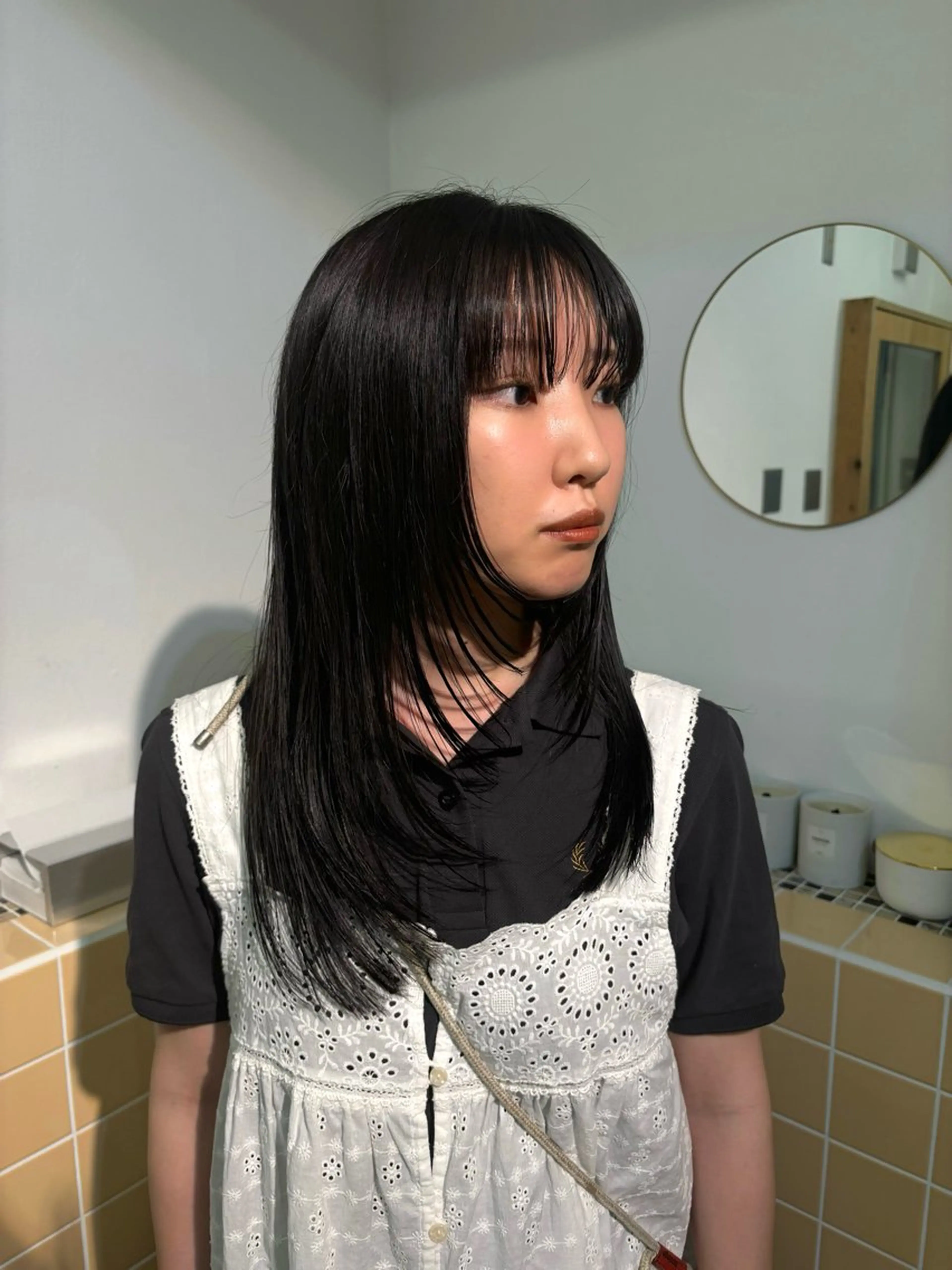 ロング カラー カット ヘアカラー トリートメント sakura🌸 レイヤー/nelkeのヘアスタイル