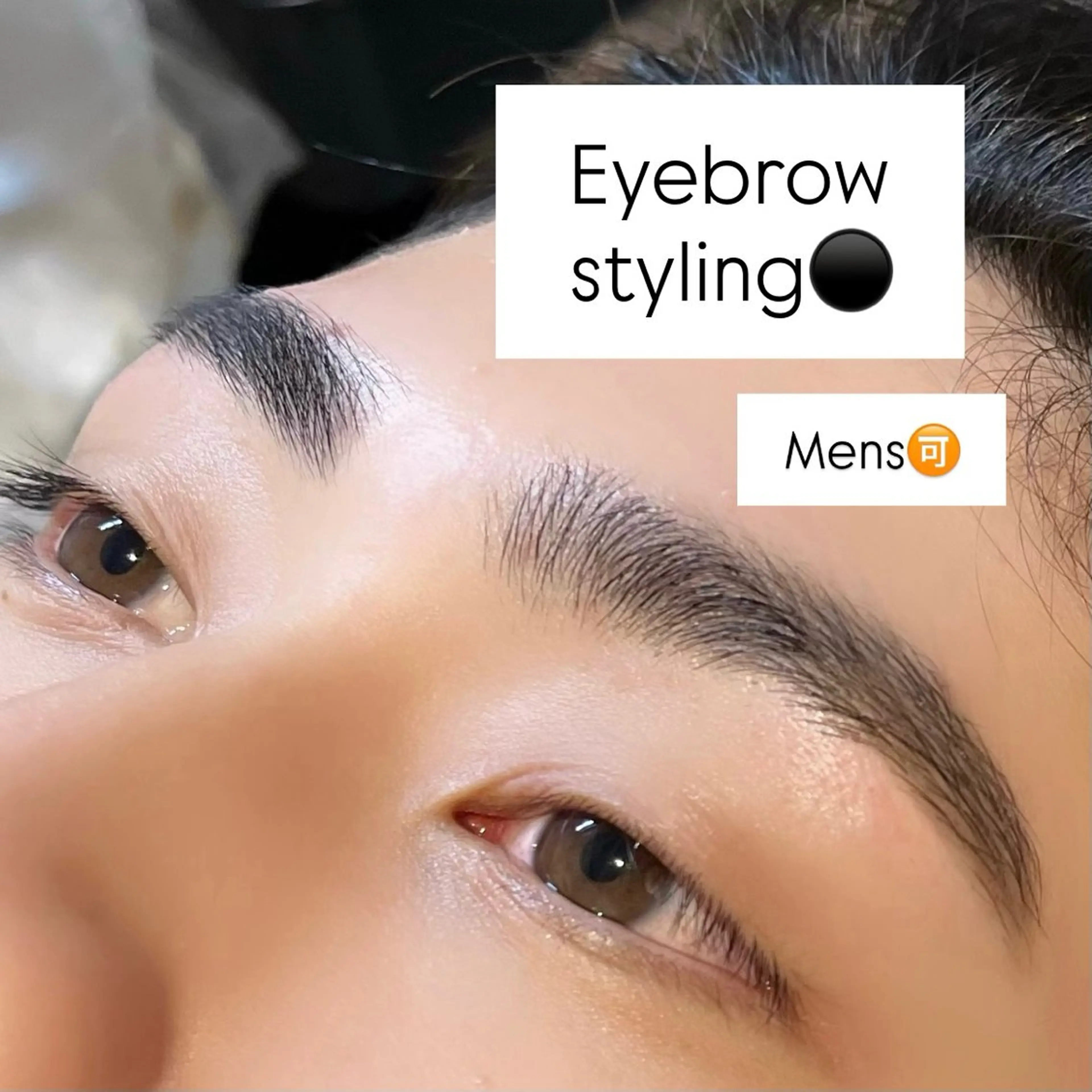 アイブロウスタイリングの写真