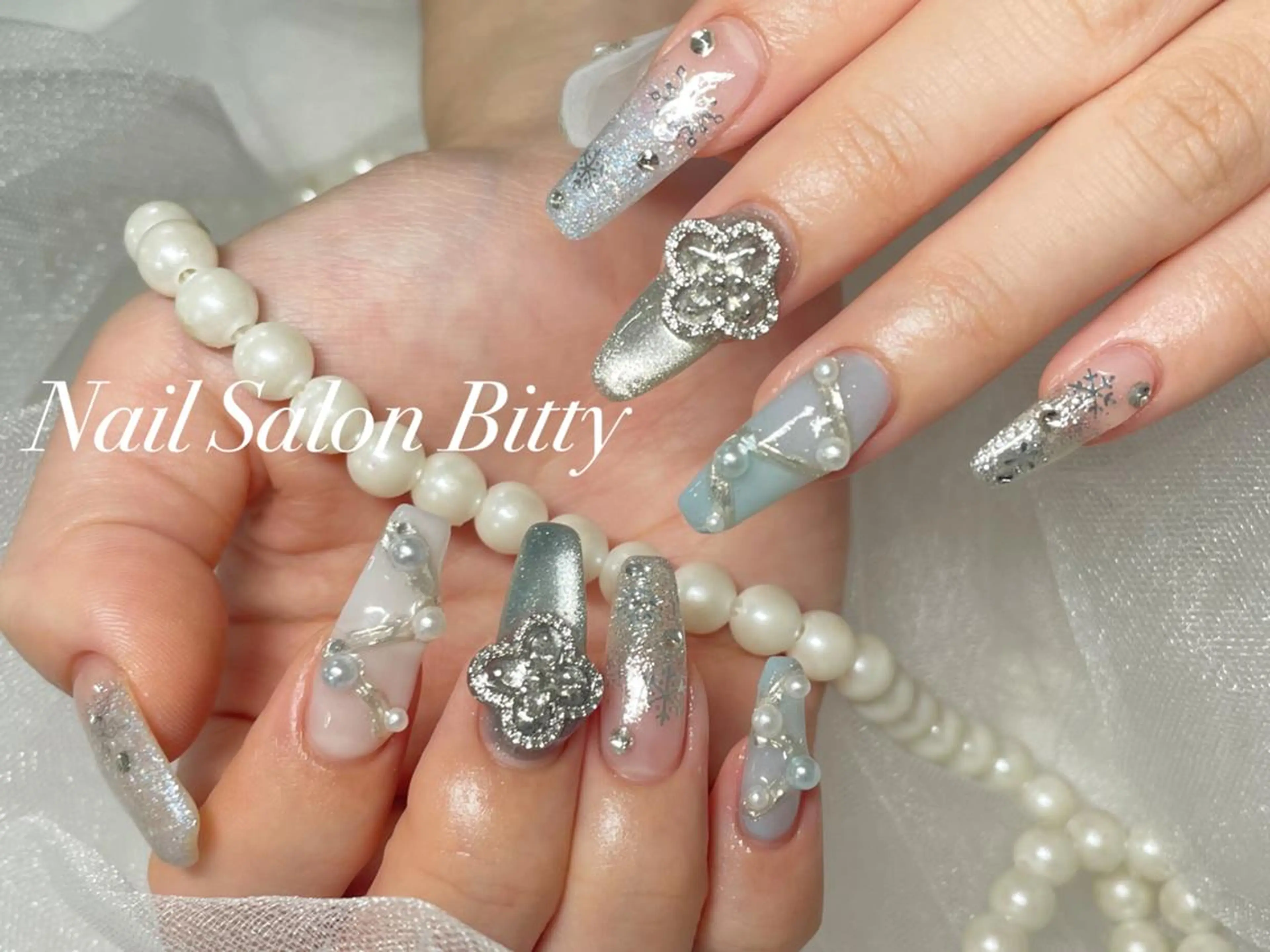 ネイル パーマ ハンドネイル Bitty misaのネイルデザイン
