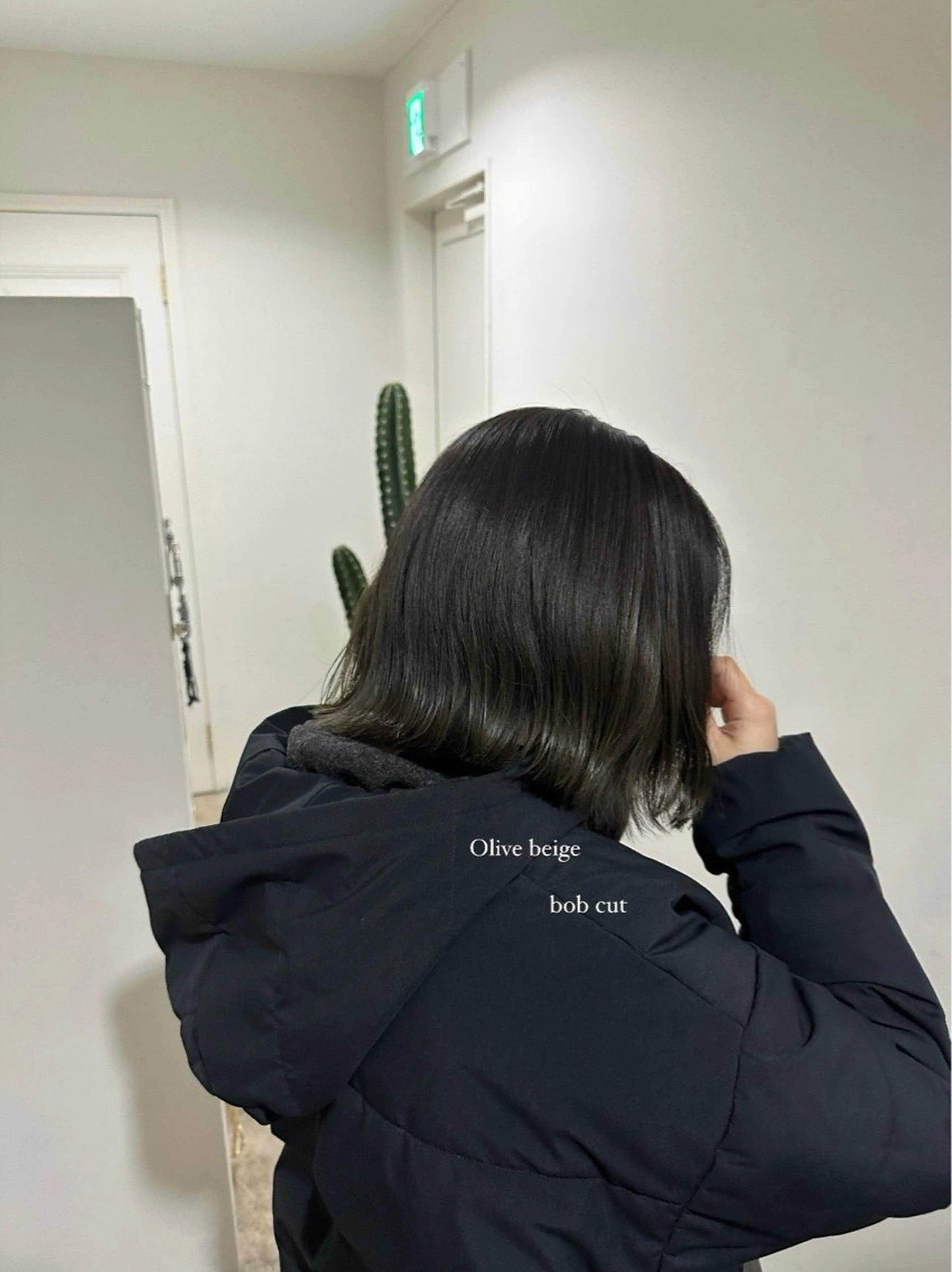 ミディアム カラー ブリーチ ボブ トリートメント hina／似合わせ color／髪質改善のヘアスタイル