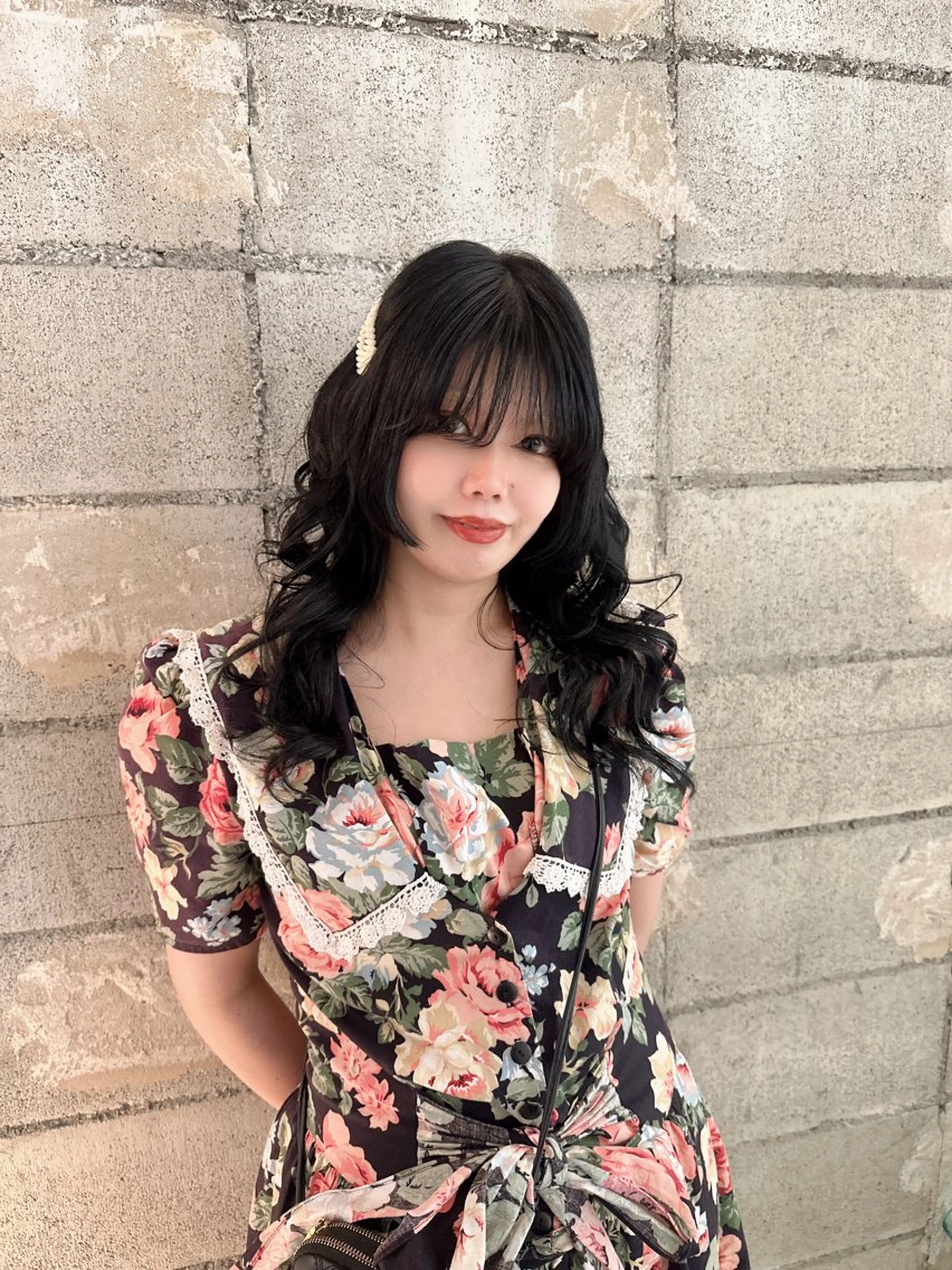 セミロング カラー ヘアアレンジ 黒髪 デザインカラー エクステ haco+所属・🌈派手髪エクステ ブレイズ🌈ひろとのヘアスタイル