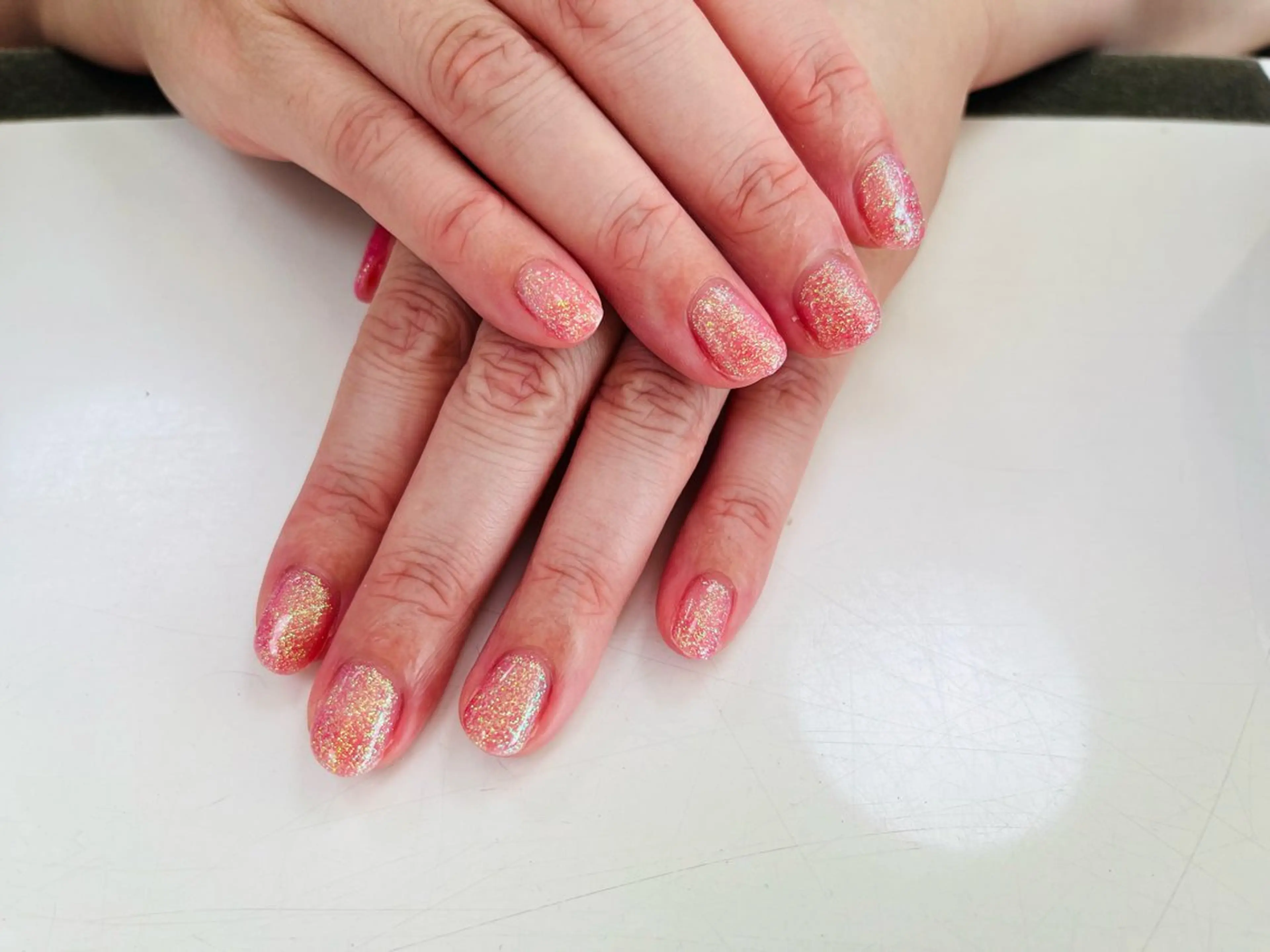 ネイル フットネイル フレンチネイル ジェルネイル ガラスフレンチ グラデーション ハンドネイル 二見 晴香のネイルデザイン