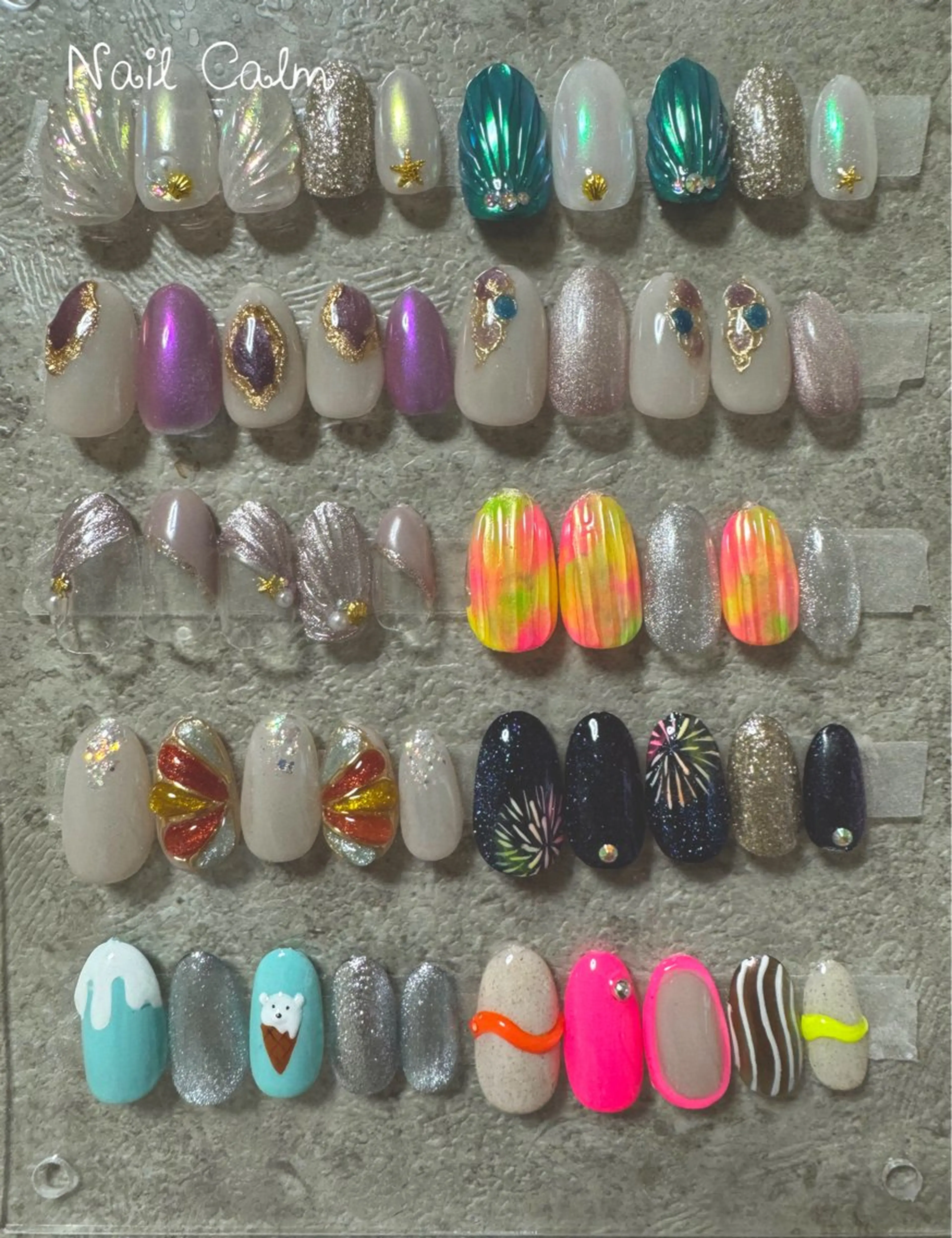 ネイル アートネイル ハンドネイル Nail Calm所属・プライベートサロン Calmのネイルデザイン