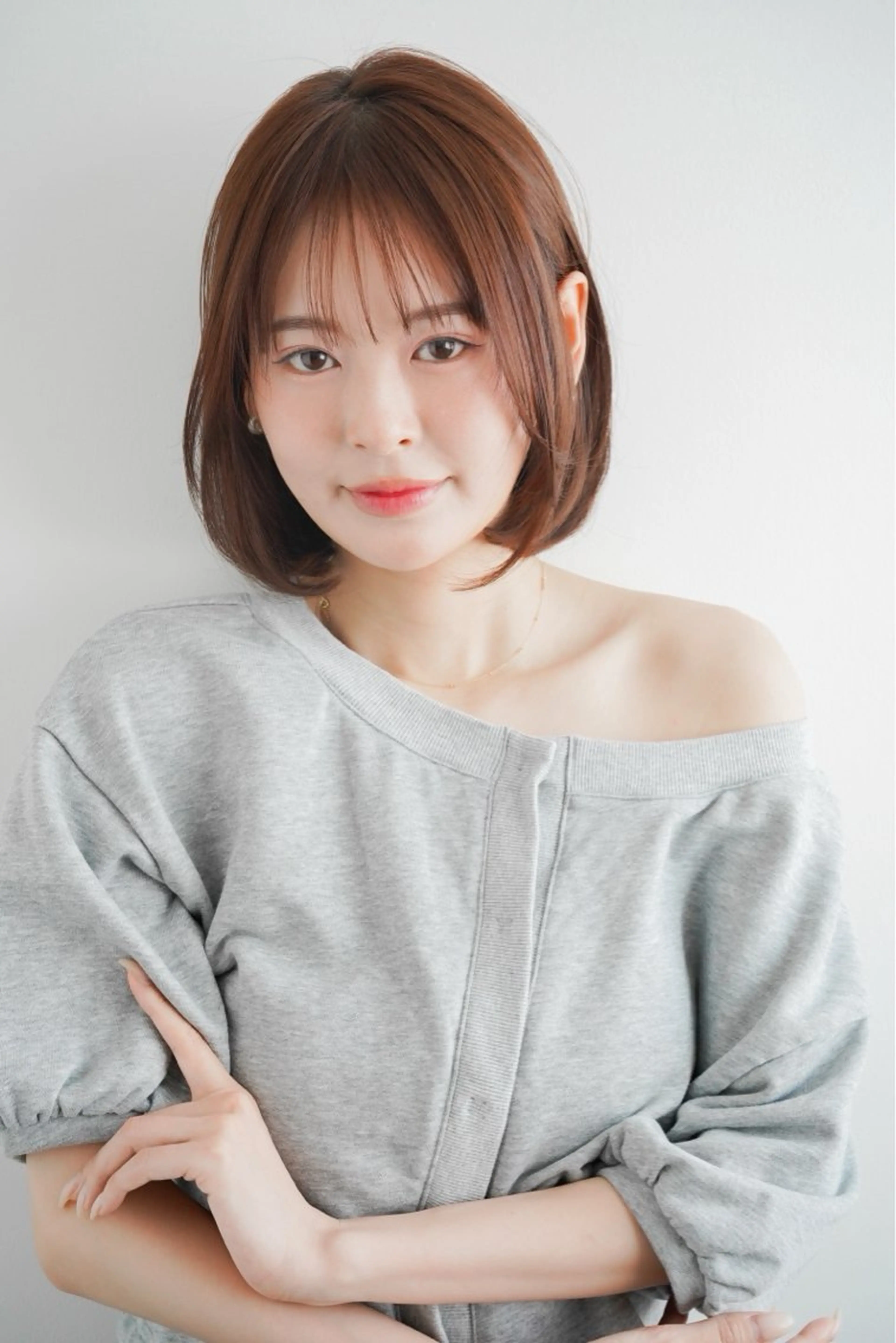 ショート ヘアカラー 透明感カラー/ボブ/ 瀬島せりかのヘアスタイル