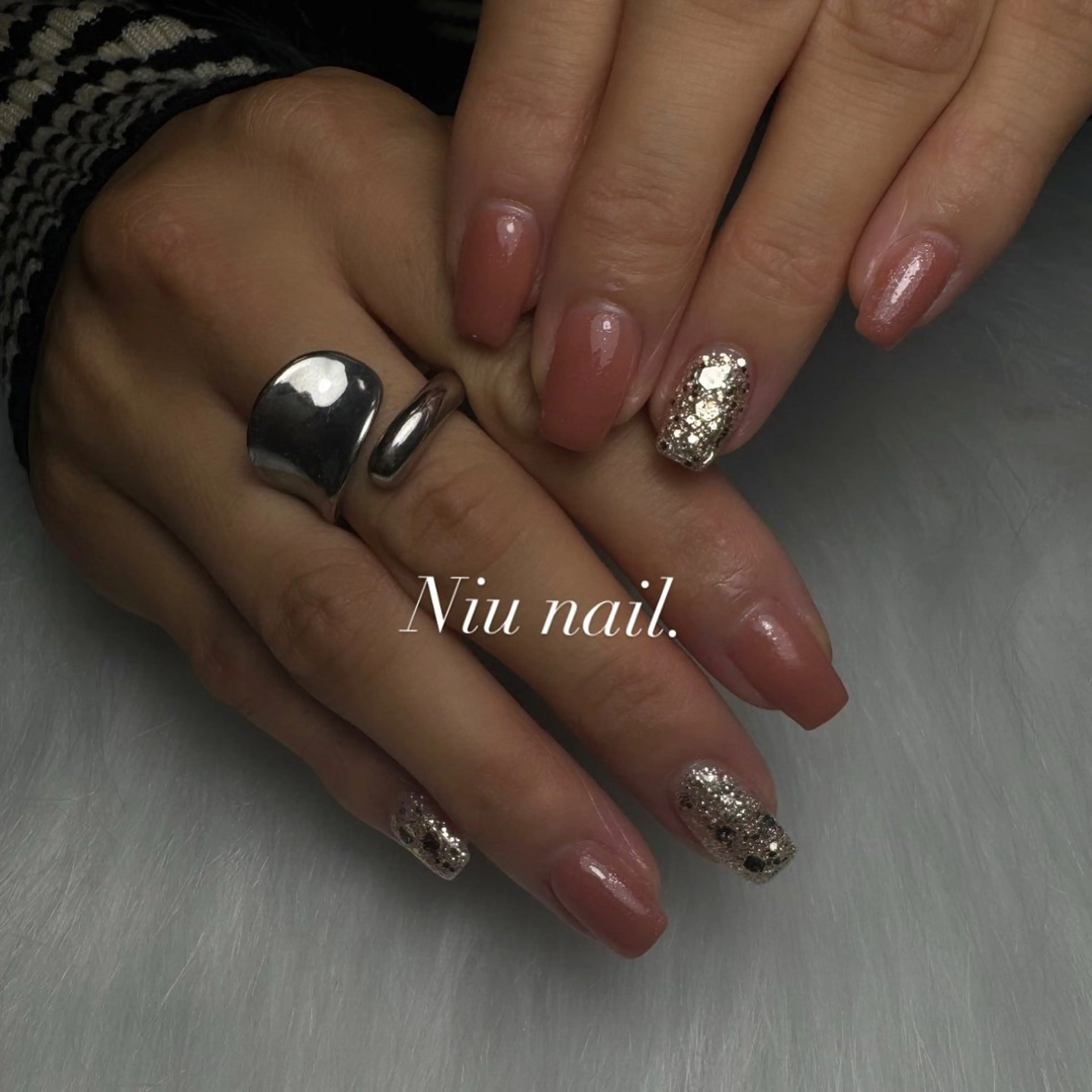 ネイル ラメ(グリッター) nail salon niuのネイルデザイン