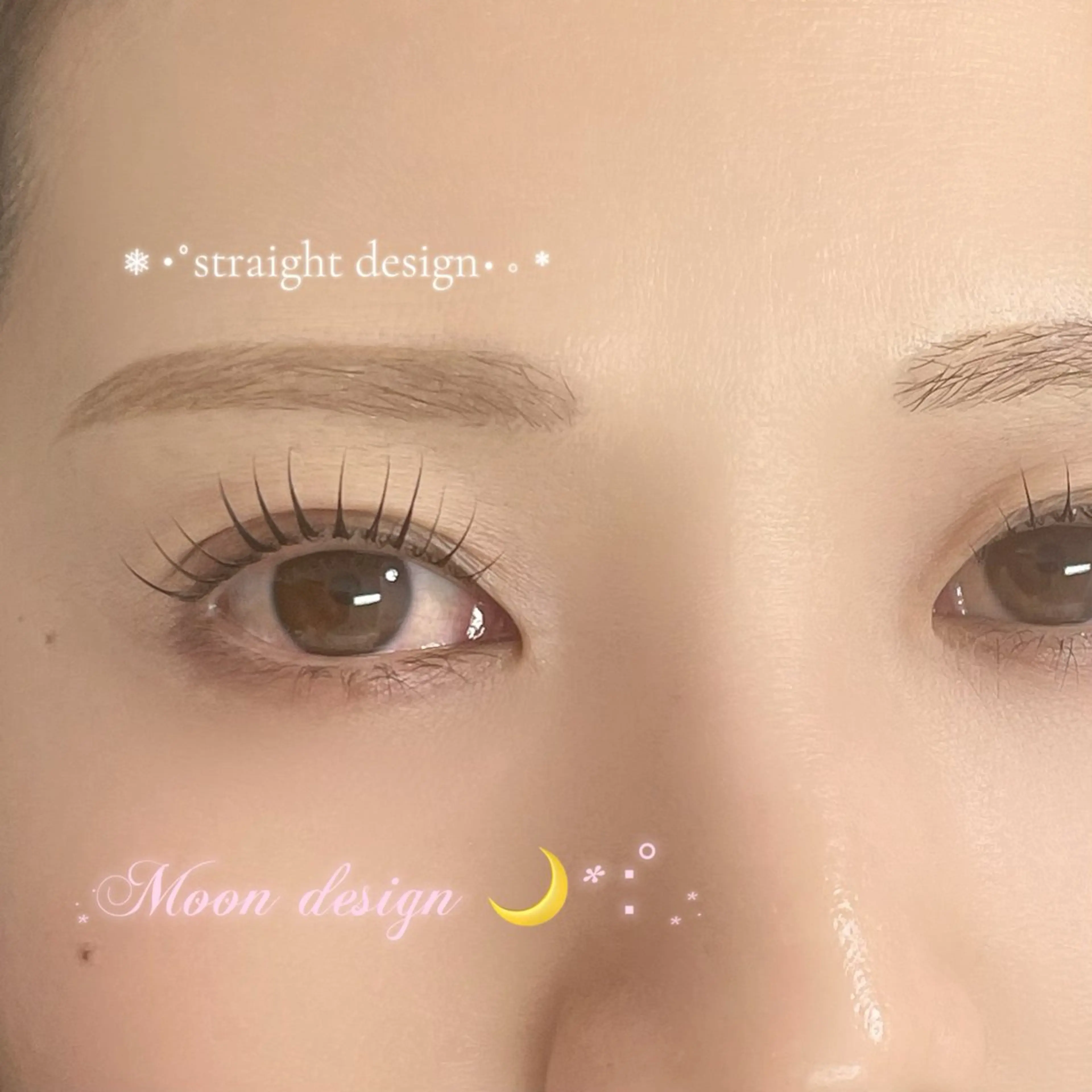 マツエク・マツパ ナチュラル マツパ 中尾 七海のマツエク・マツパデザイン